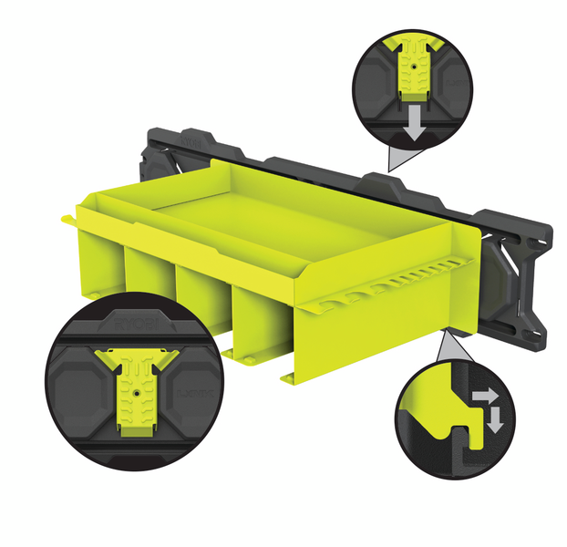 Työkaluhylly Ryobi RSLW401 LINK™-säilytysjärjestelmä