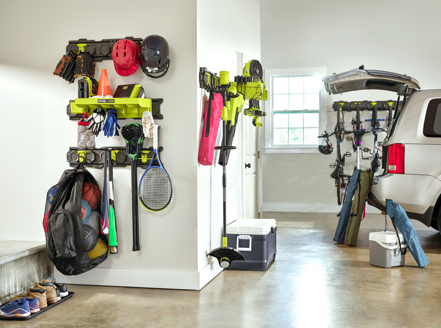 Seinäkiskot Ryobi RSL2WR-2 2kpl LINK™-säilytysjärjestelmä