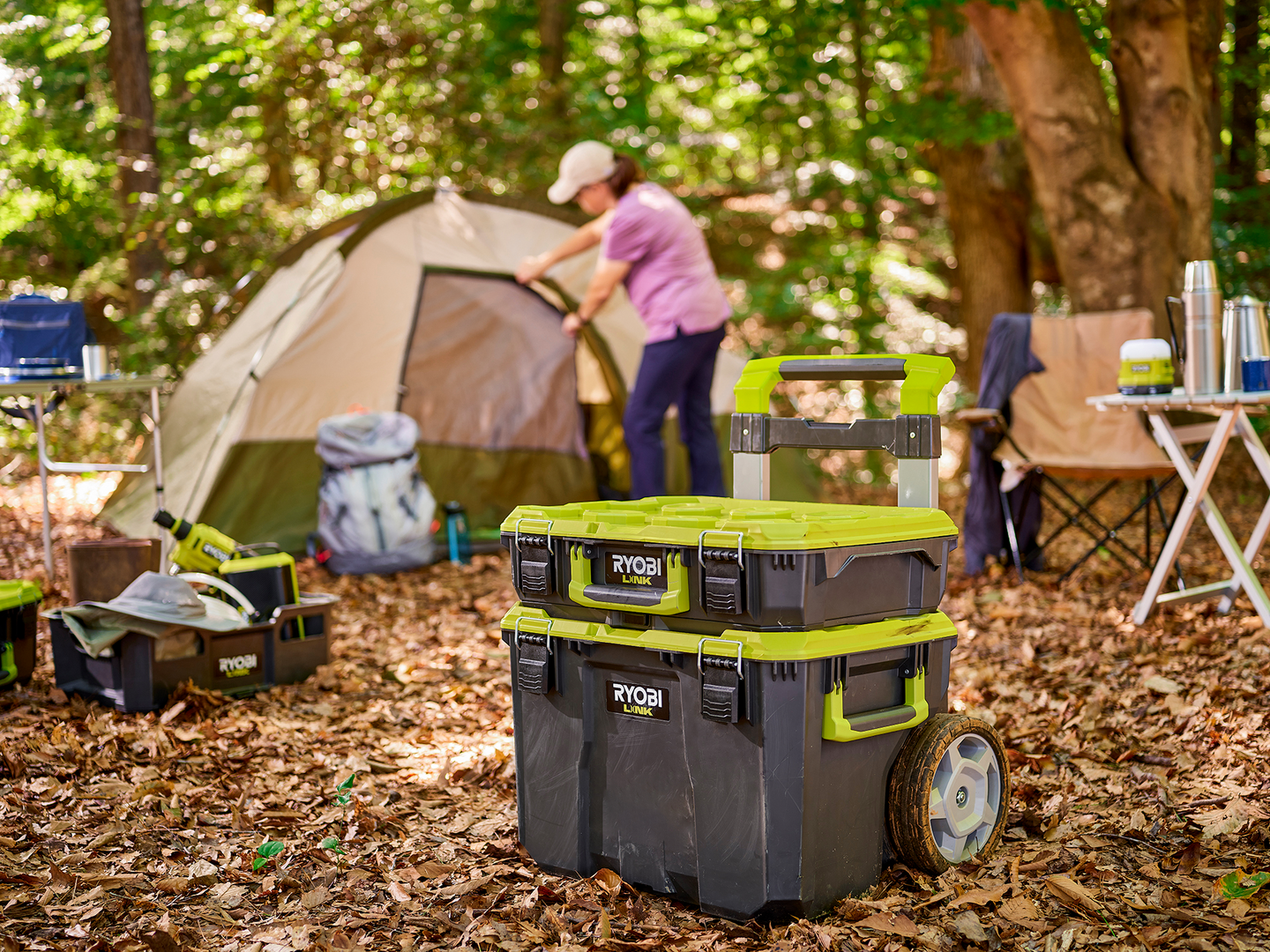 Työkalulaatikko Ryobi RSL201 pyörillä LINK™-säilytysjärjestelmä