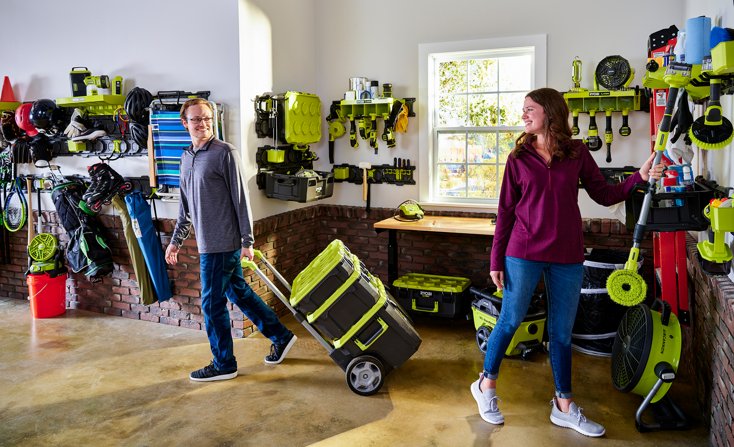 Seinäkiskot Ryobi RSL2WR-2 2kpl LINK™-säilytysjärjestelmä