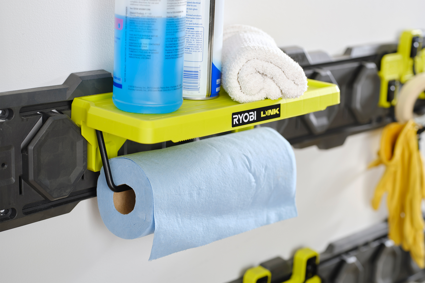 Siivoustarvikehylly Ryobi RSLW403 LINK™-säilytysjärjestelmä