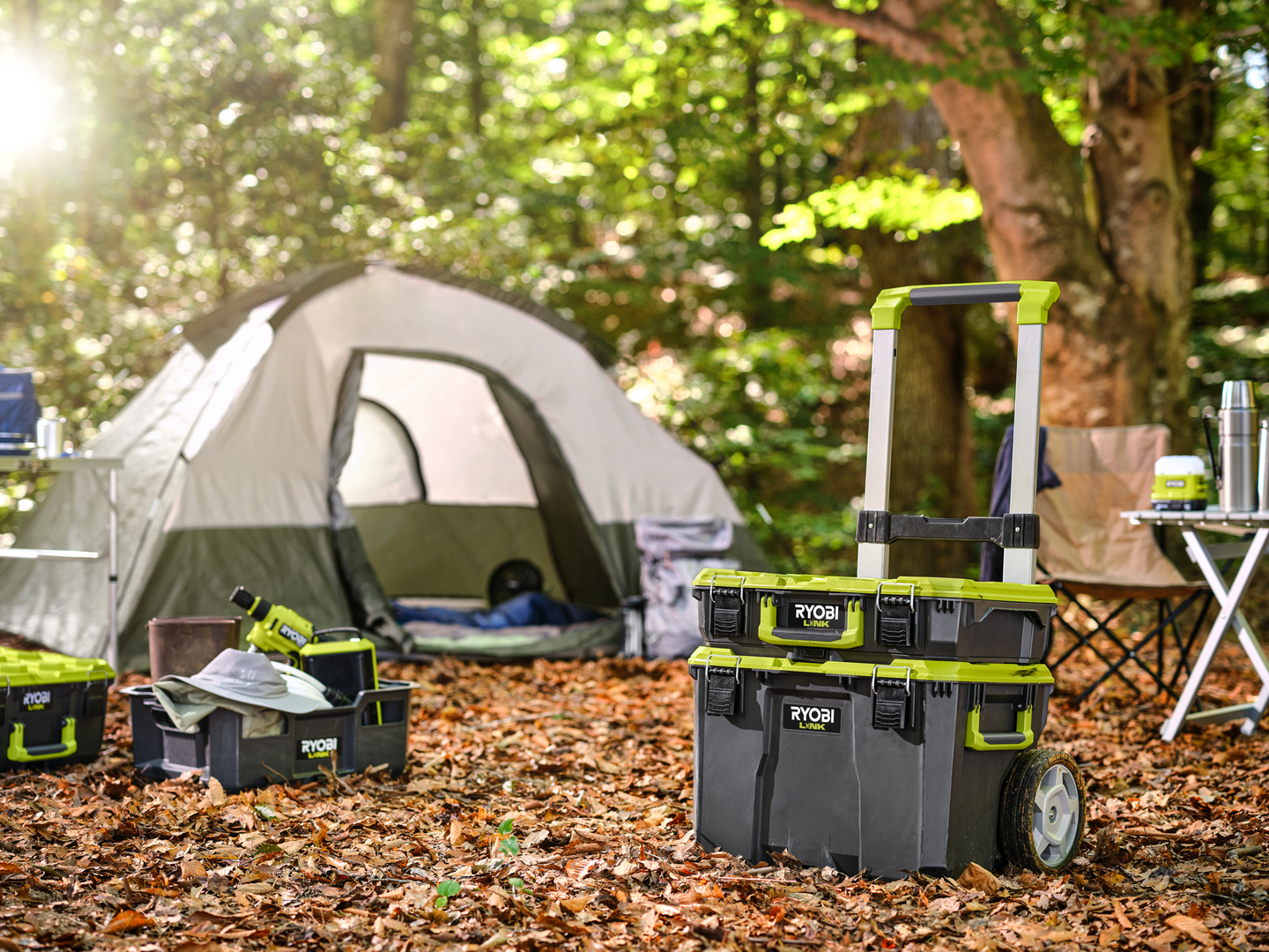 Työkalulaatikko Ryobi RSL201 pyörillä LINK™-säilytysjärjestelmä