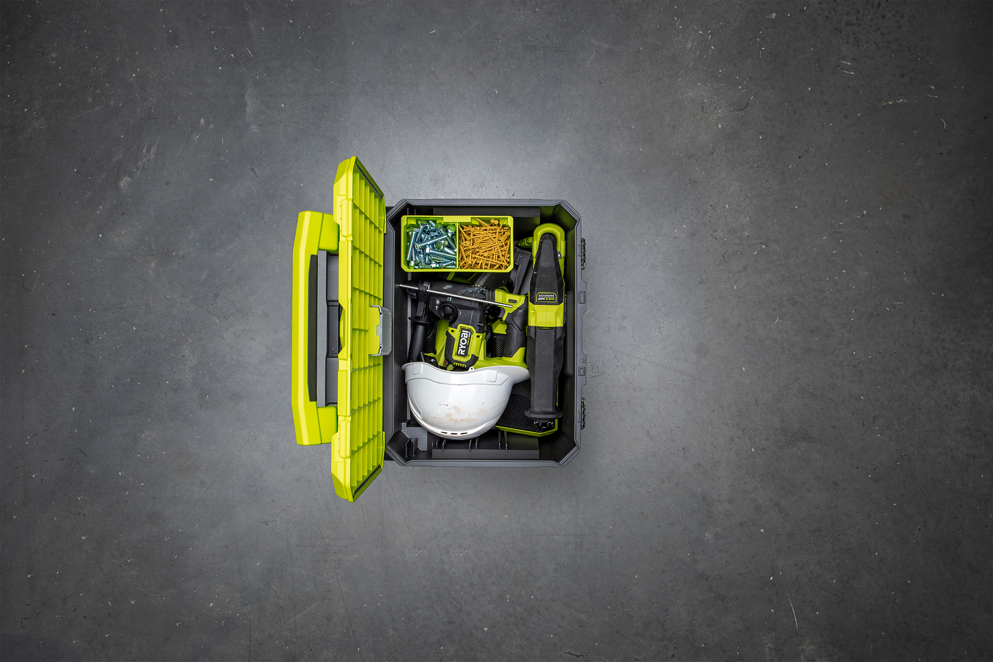Työkalulaatikko Ryobi RSL201 pyörillä LINK™-säilytysjärjestelmä