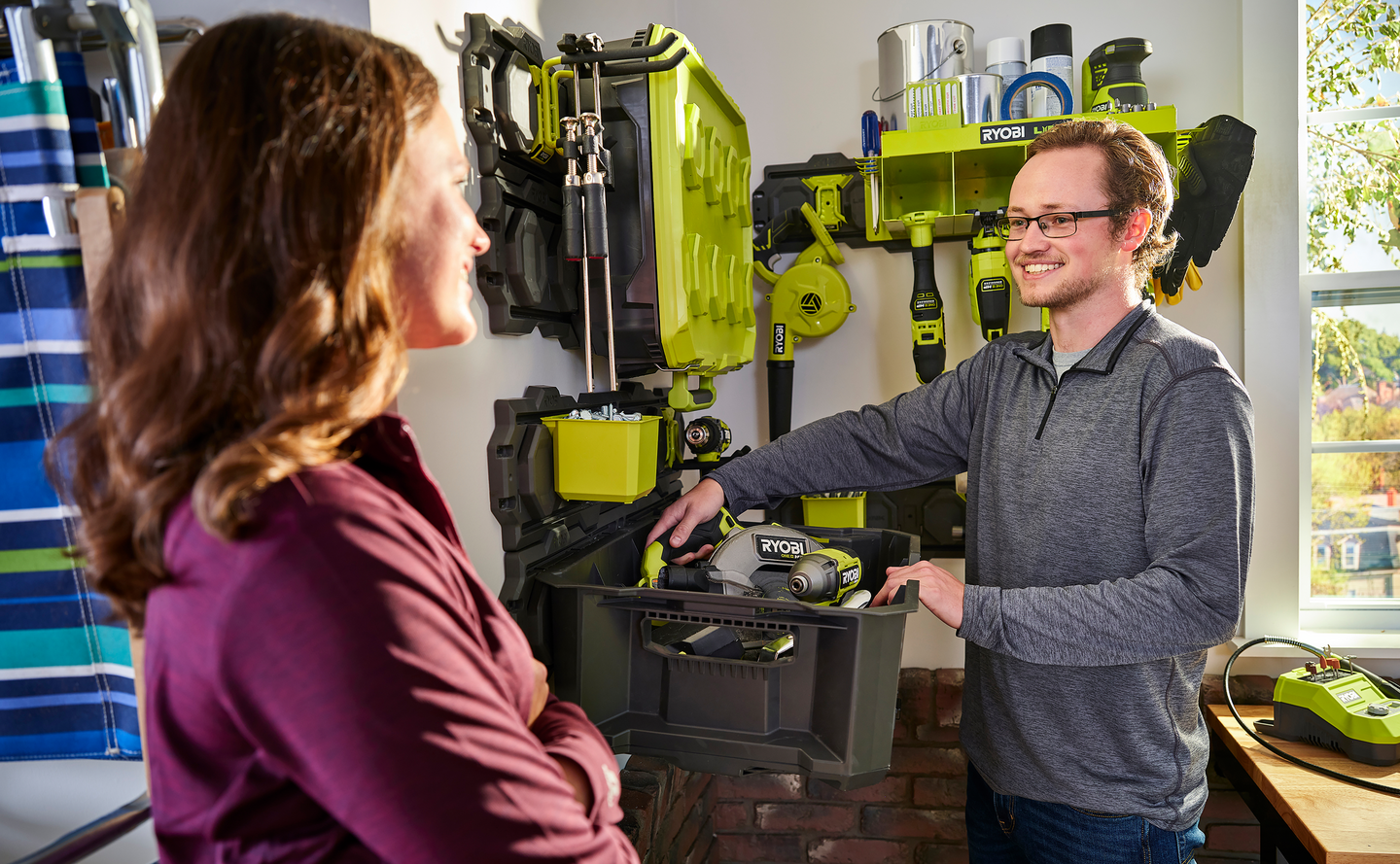 Avolaatikko Ryobi RSL104 LINK™-säilytysjärjestelmä