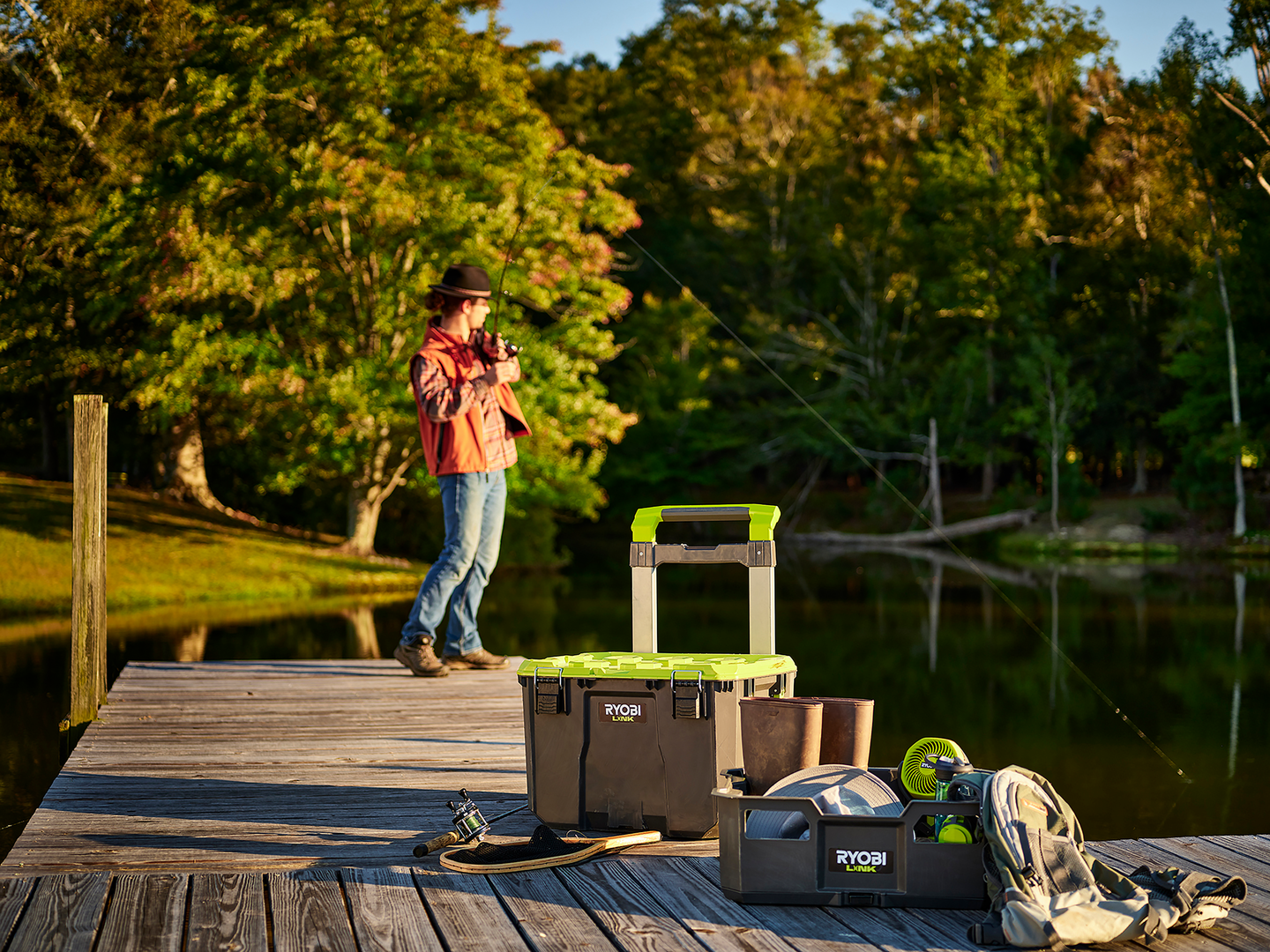 Työkalulaatikko Ryobi RSL201 pyörillä LINK™-säilytysjärjestelmä