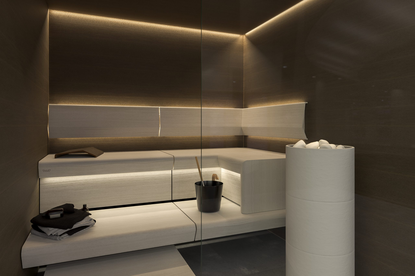 Saunavalaisin Cariitti Linear Sauna Linear 4m led+spot