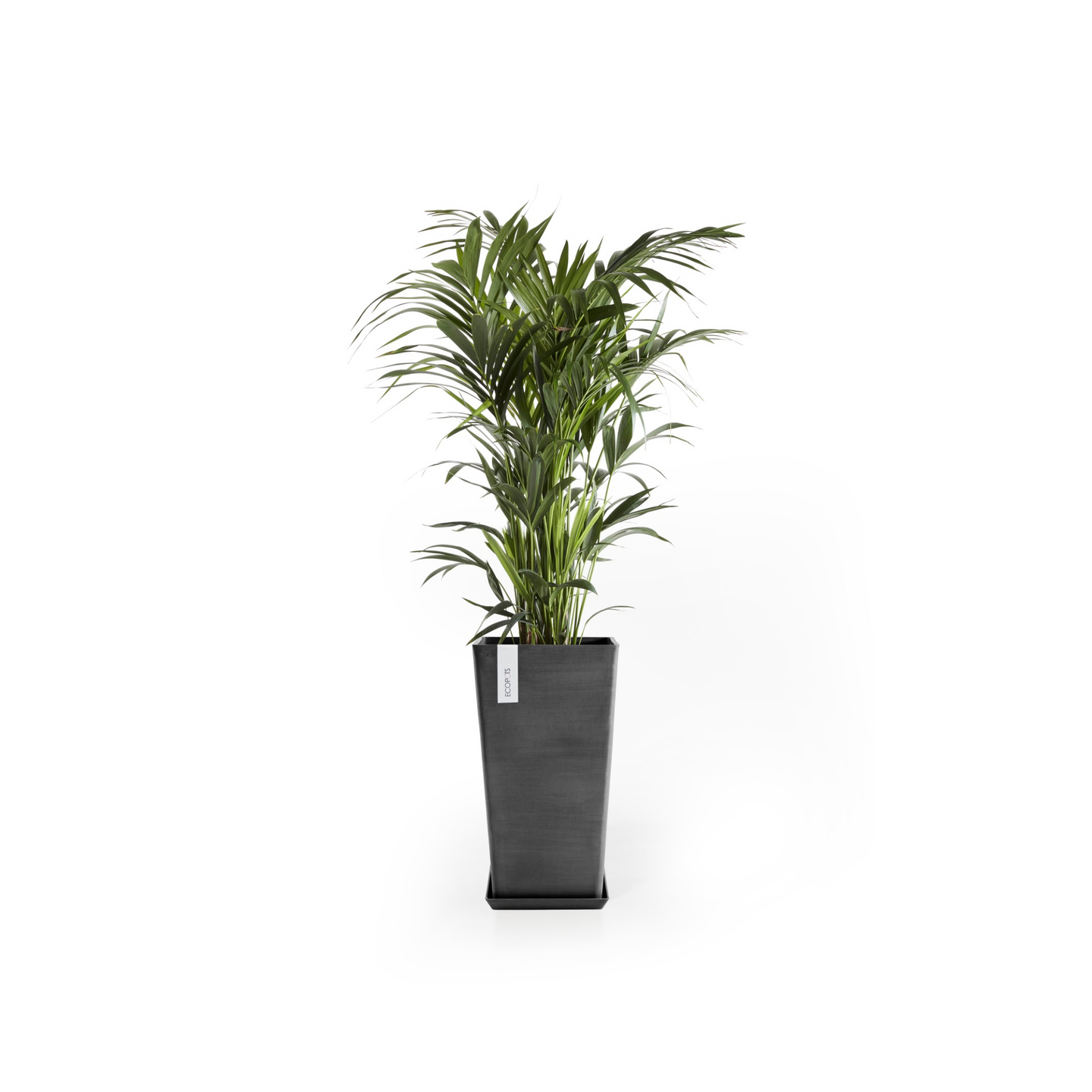 Ruukku Ecopots Rotterdam keskikorkea 56cm tummanharmaa