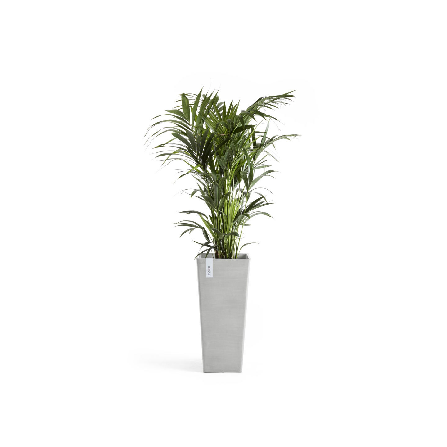 Ruukku Ecopots Rotterdam korkea 70cm valkoharmaa