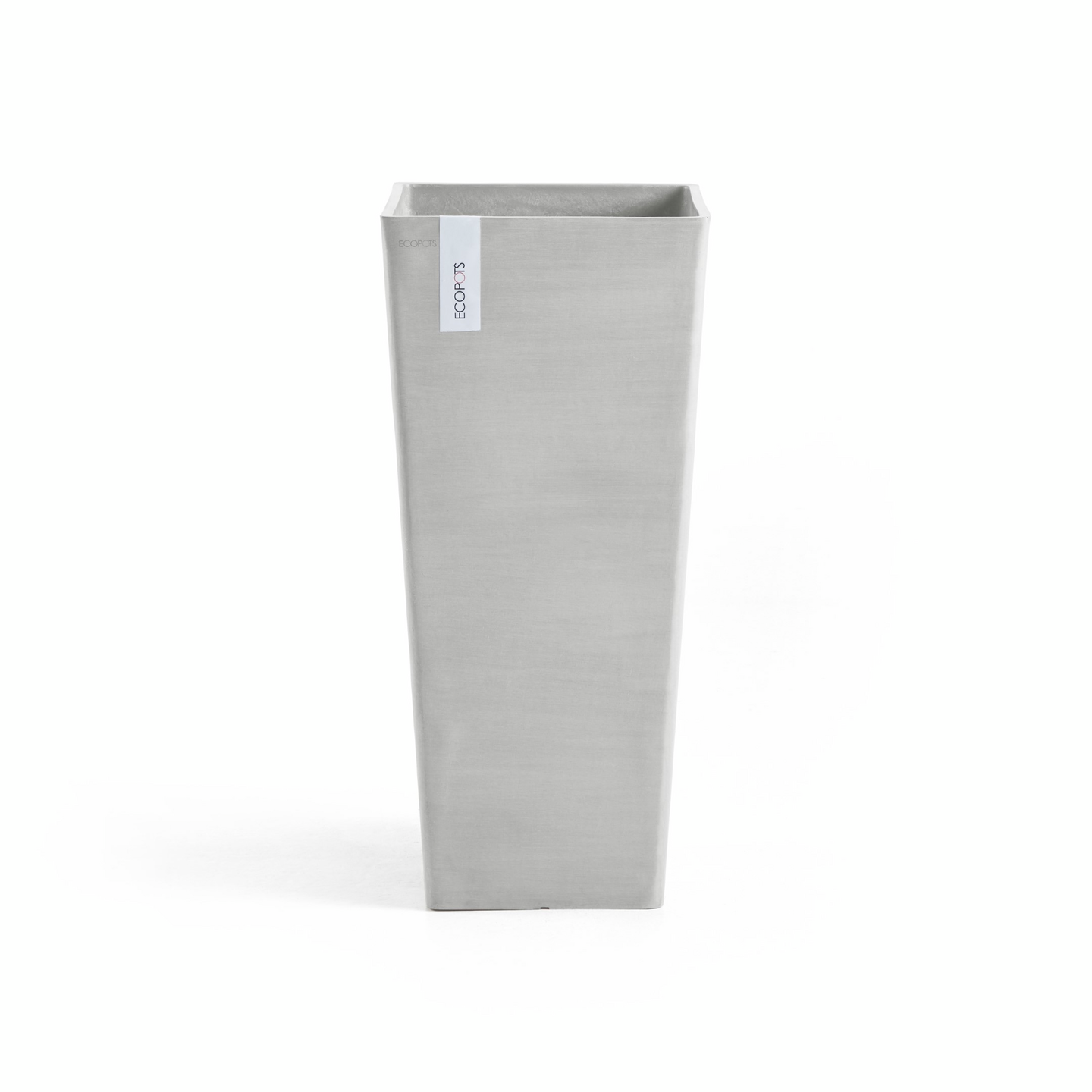 Ruukku Ecopots Rotterdam korkea 70cm valkoharmaa