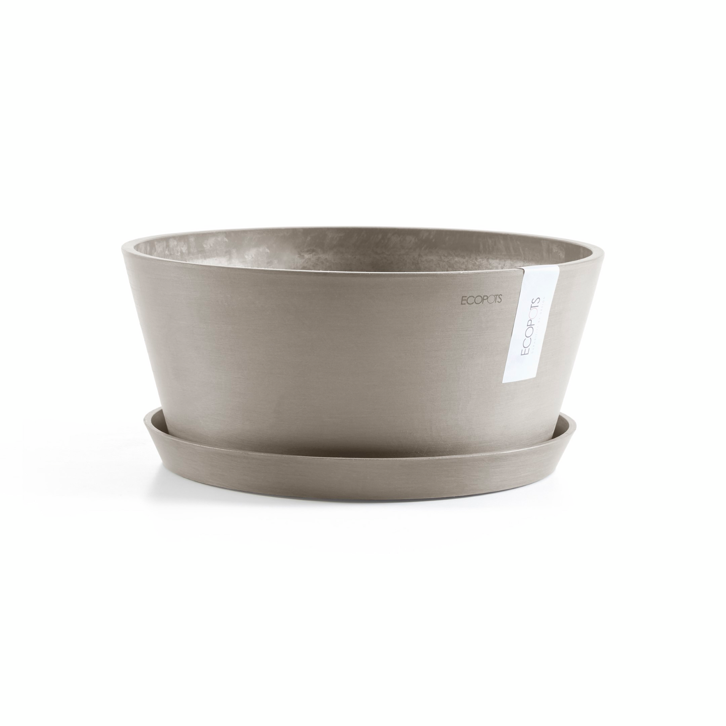 Aluslautanen Ecopots Amsterdam 30cm taupe