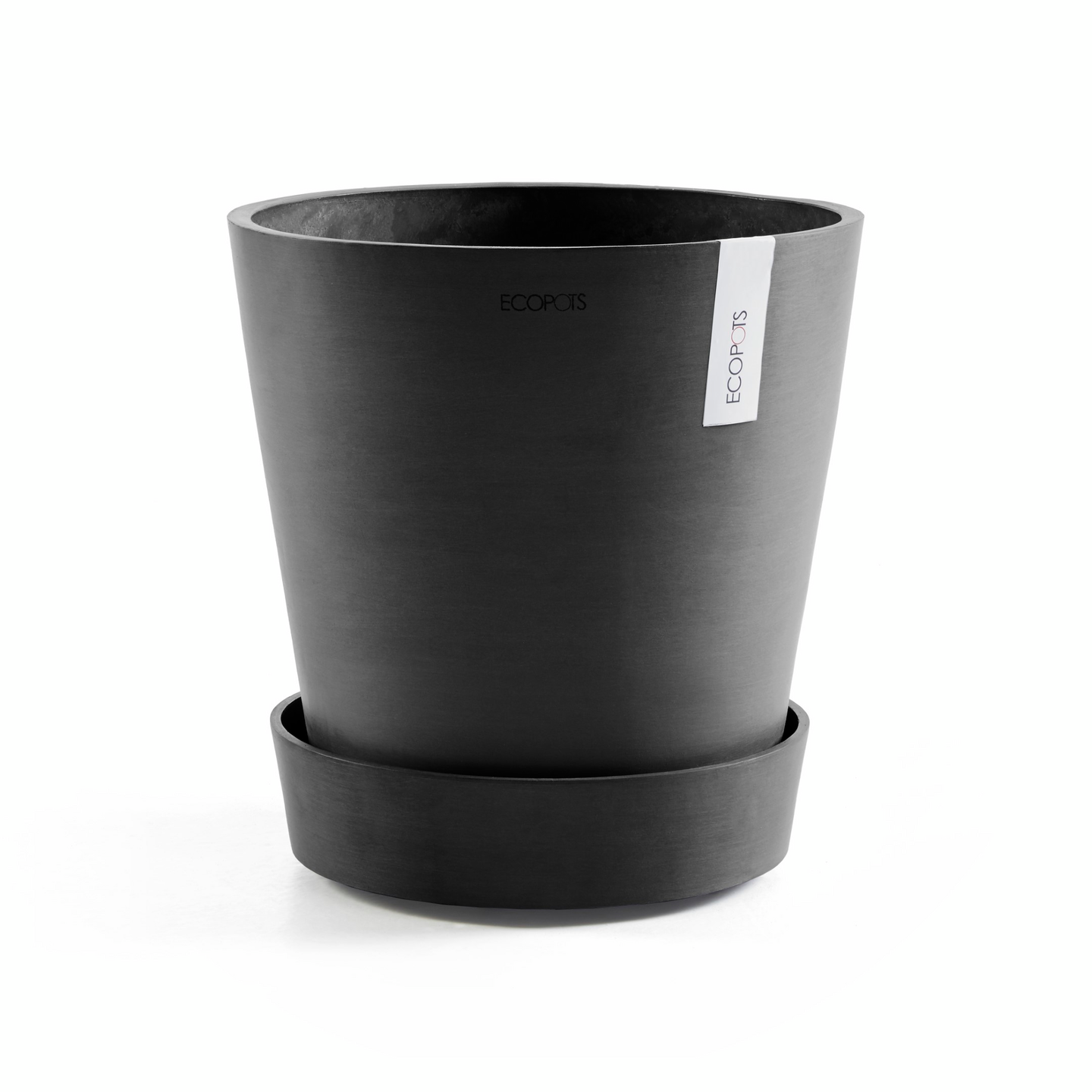 Aluslautanen pyörillä Ecopots 50cm tummanharmaa