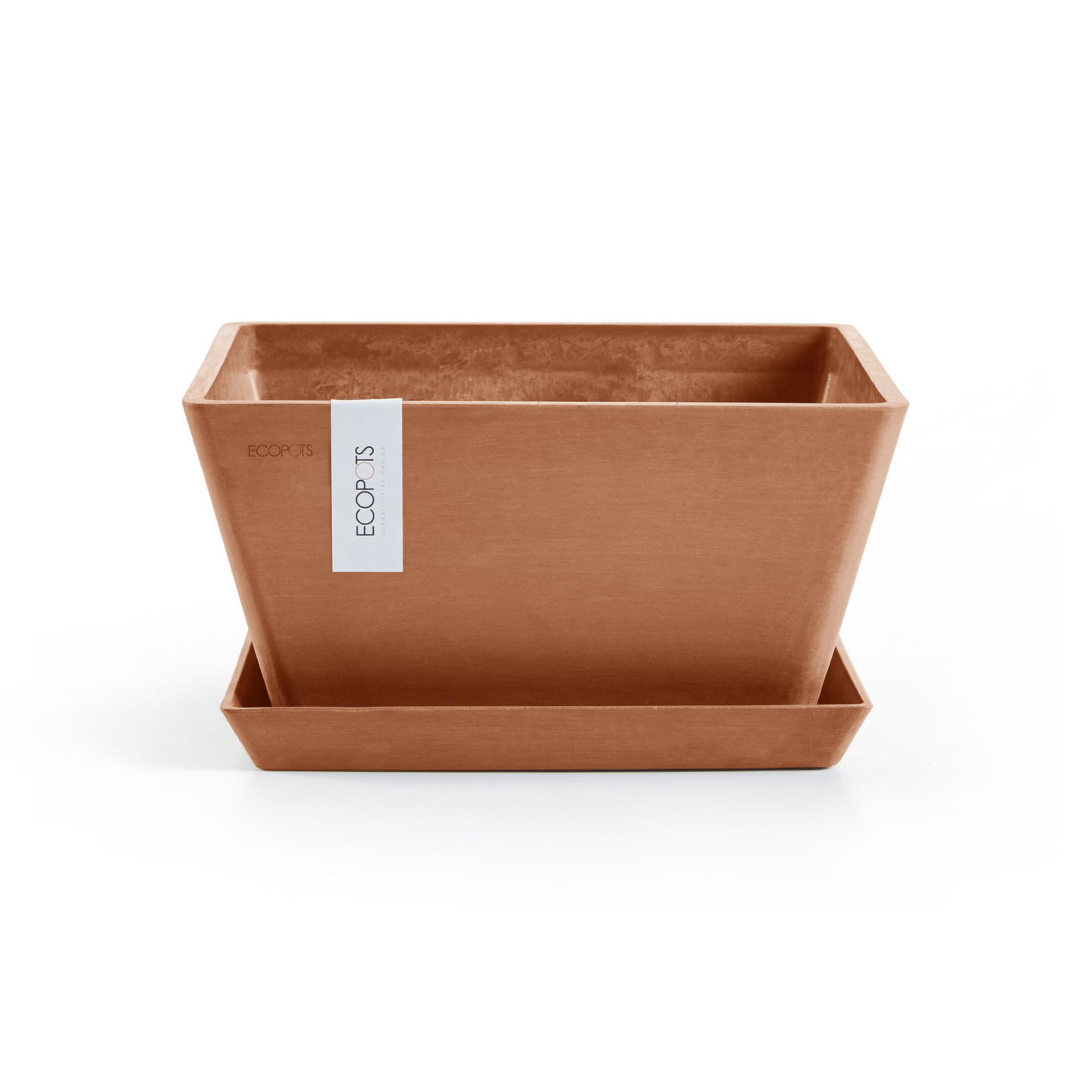 Aluslautanen Ecopots Rotterdam 40cm terracotta