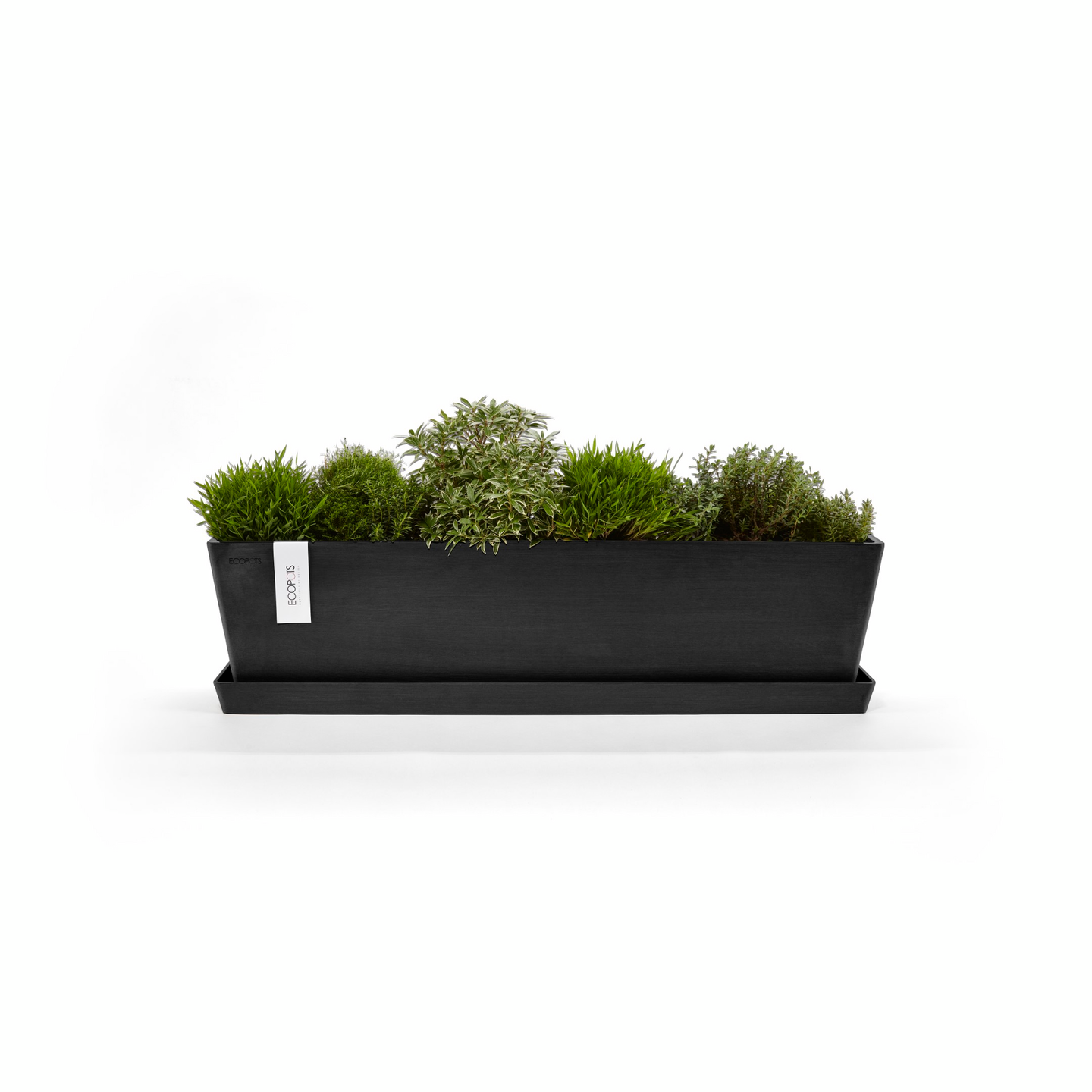 Ruukku Ecopots Bruge 80cm tummanharmaa