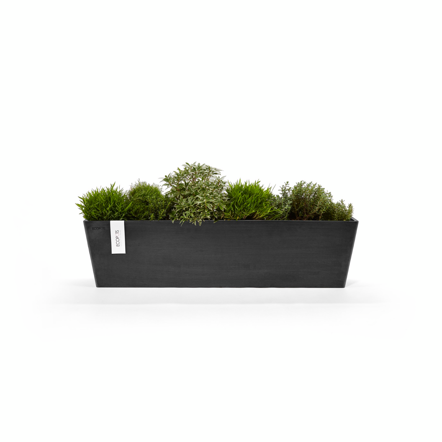 Ruukku Ecopots Bruge 80cm tummanharmaa