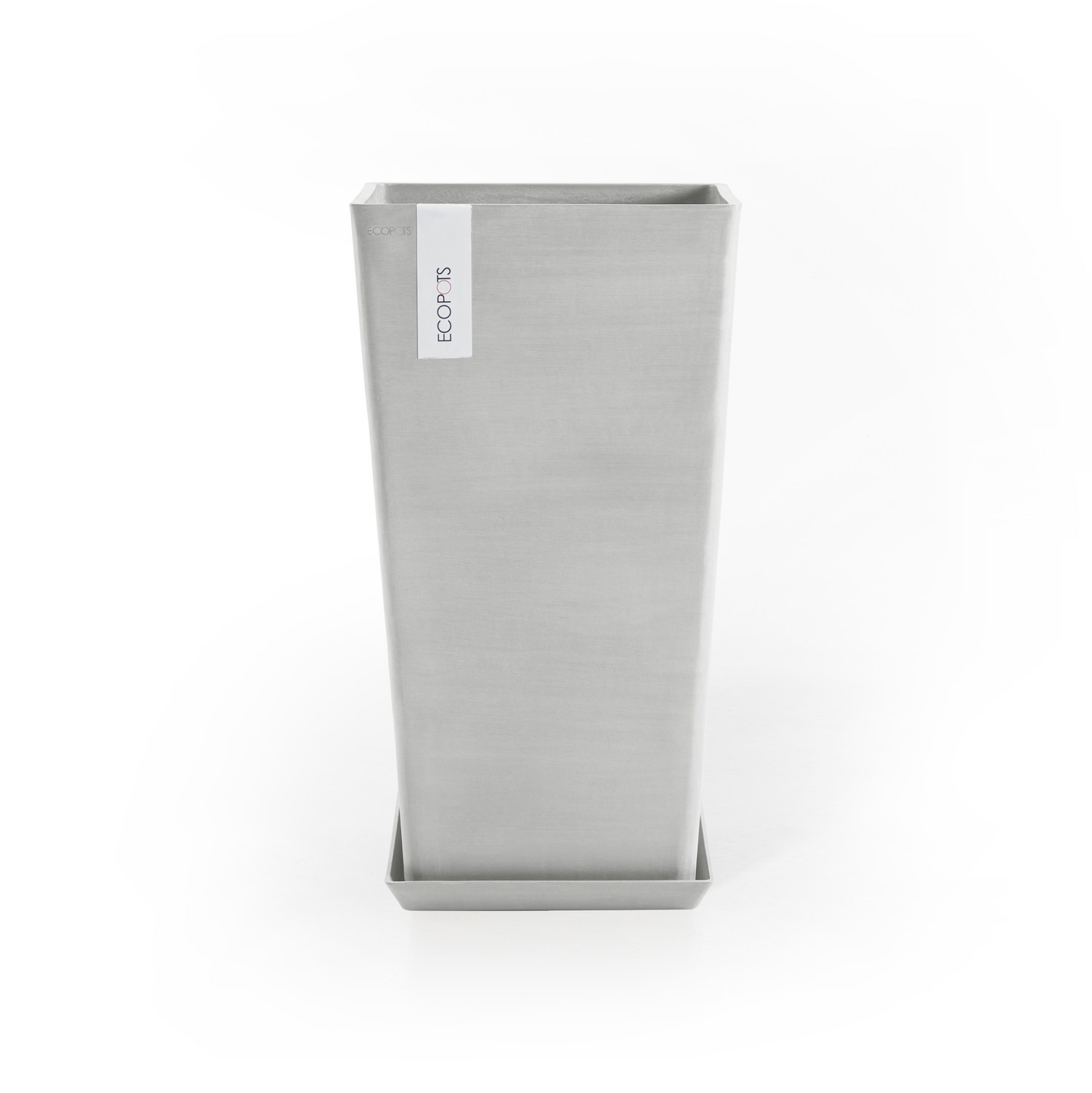 Aluslautanen Ecopots Rotterdam 30cm valkoharmaa