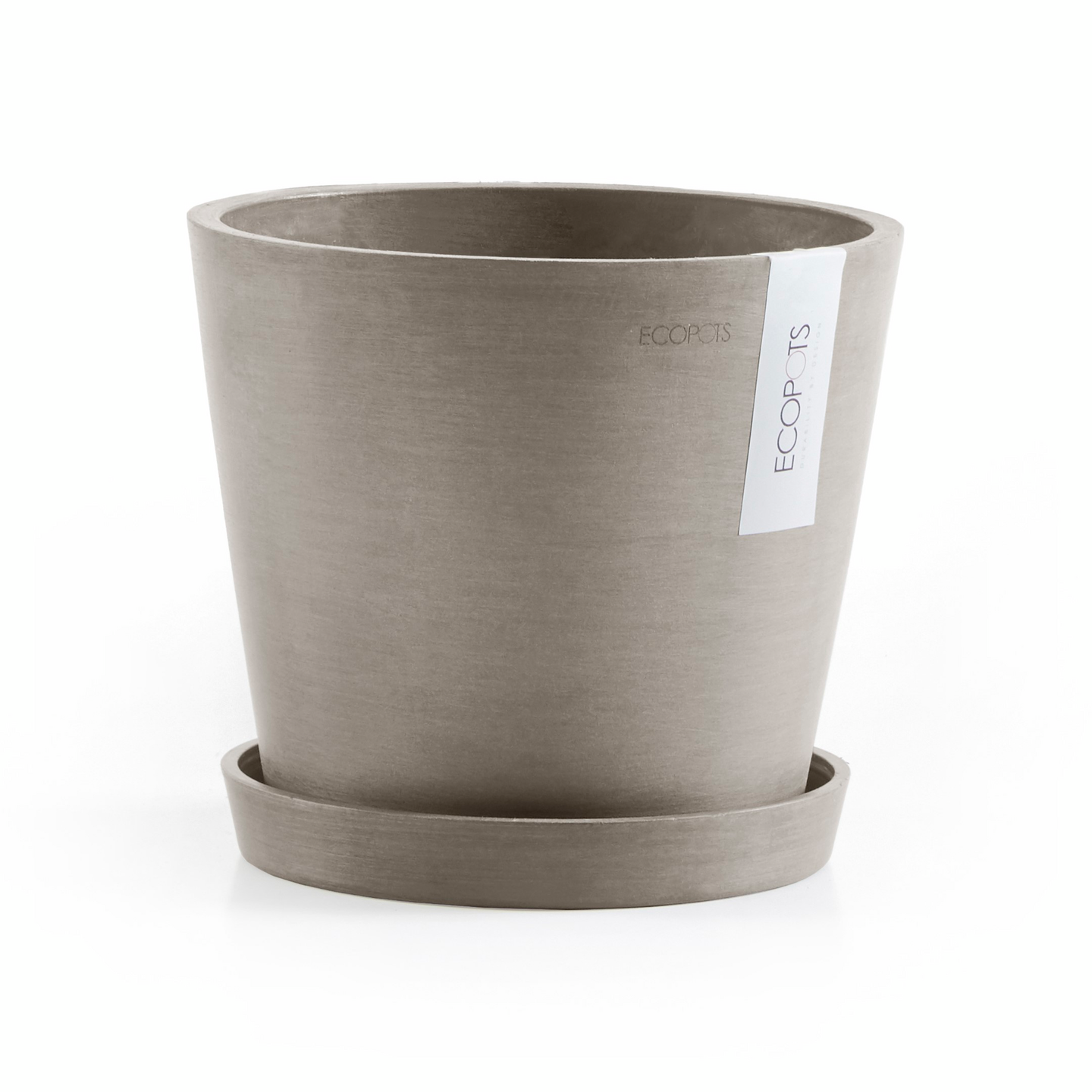 Aluslautanen Ecopots Amsterdam 20cm taupe