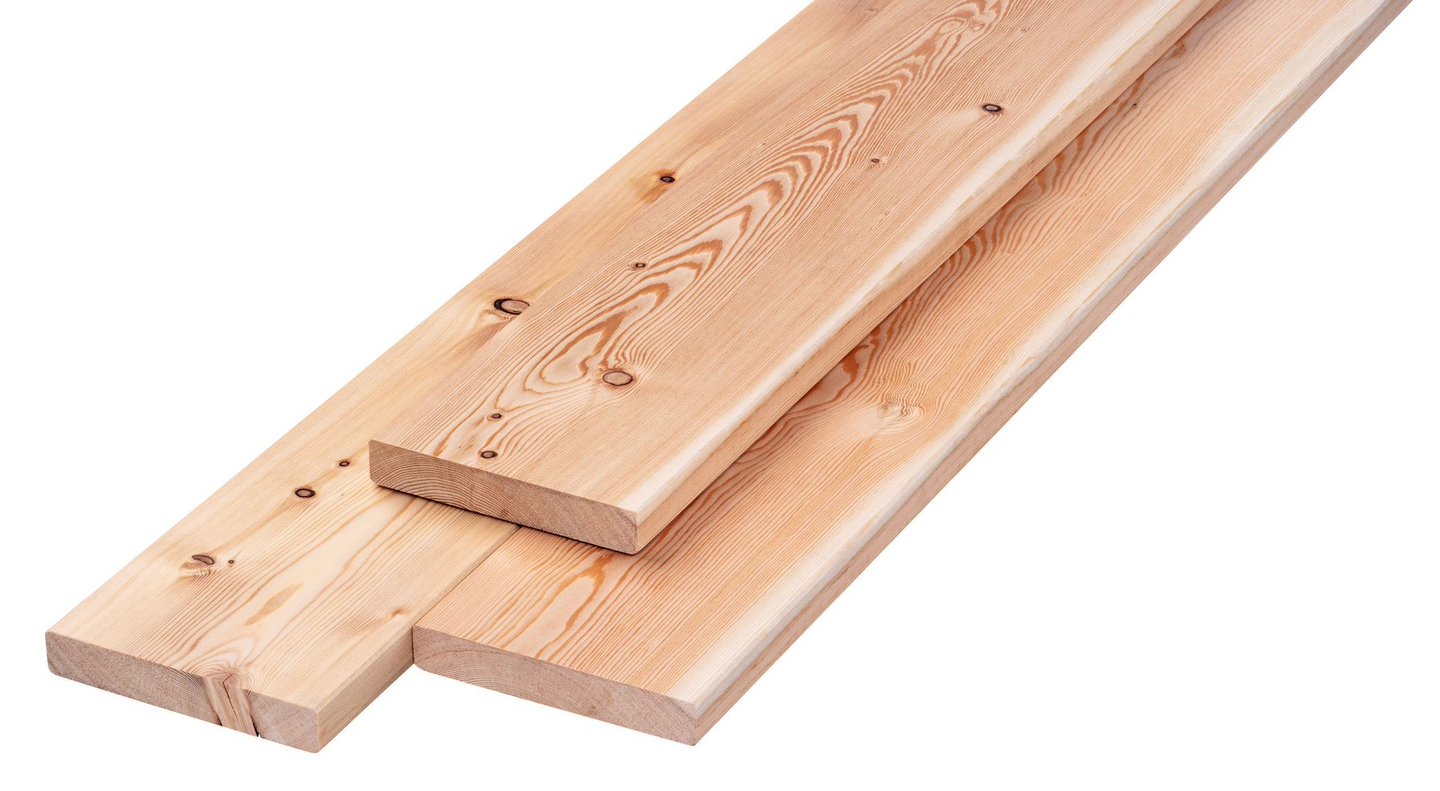 Terassilauta Alppien lehtikuusi 24x143x4000 sileä AB laatu