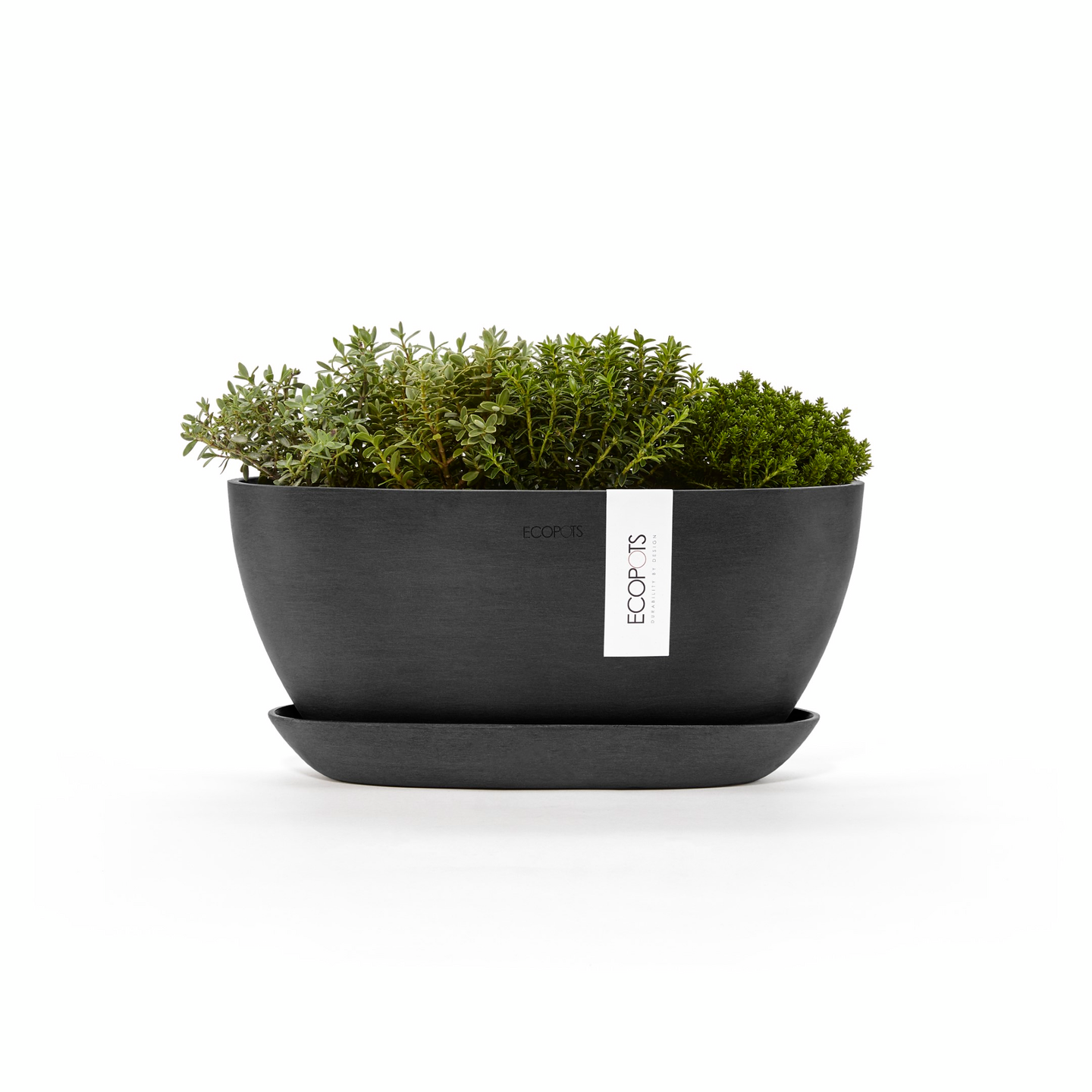 Ruukku Ecopots Sofia 30cm tummanharmaa
