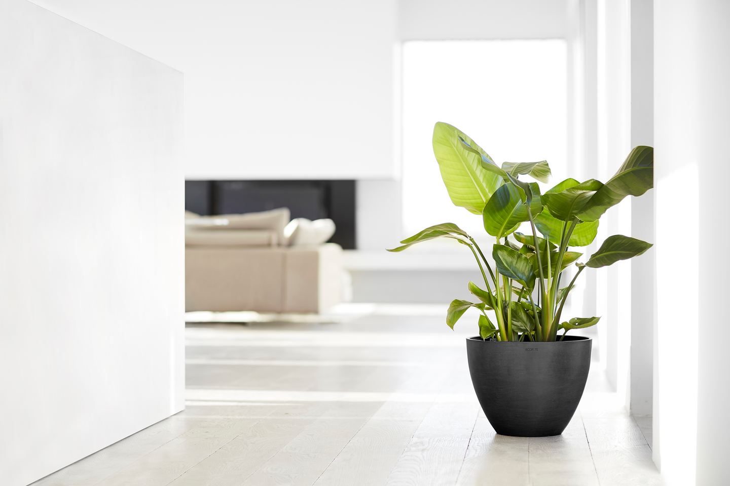 Ruukku Ecopots Antwerpen 40cm tummanharmaa