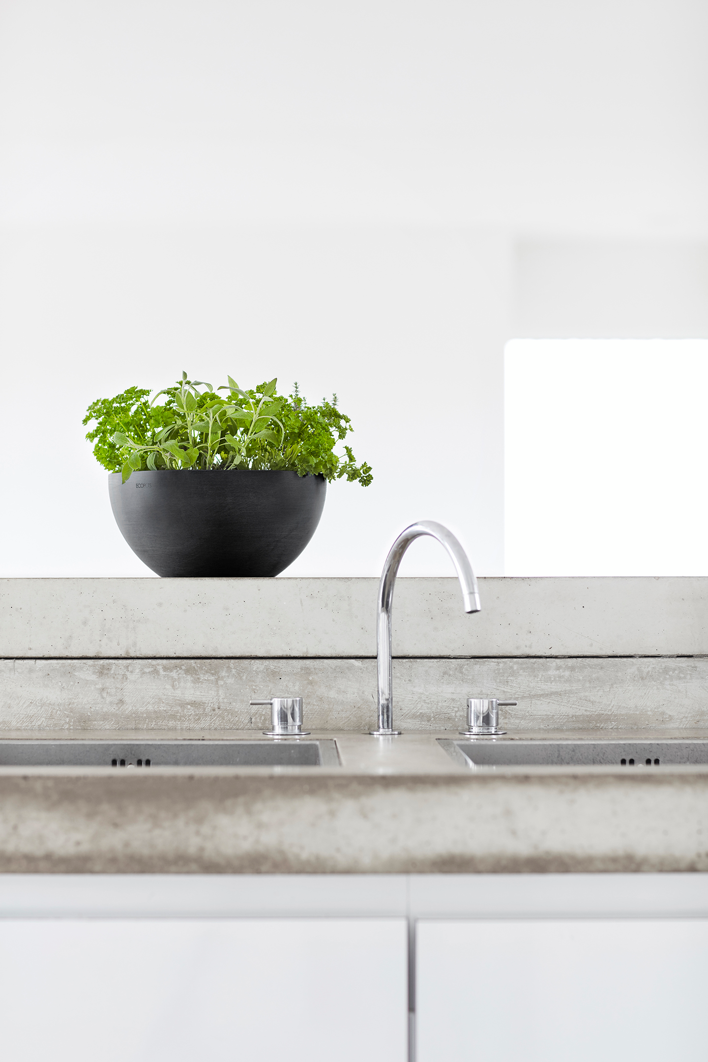 Ruukku Ecopots Brysseli 25cm tummanharmaa