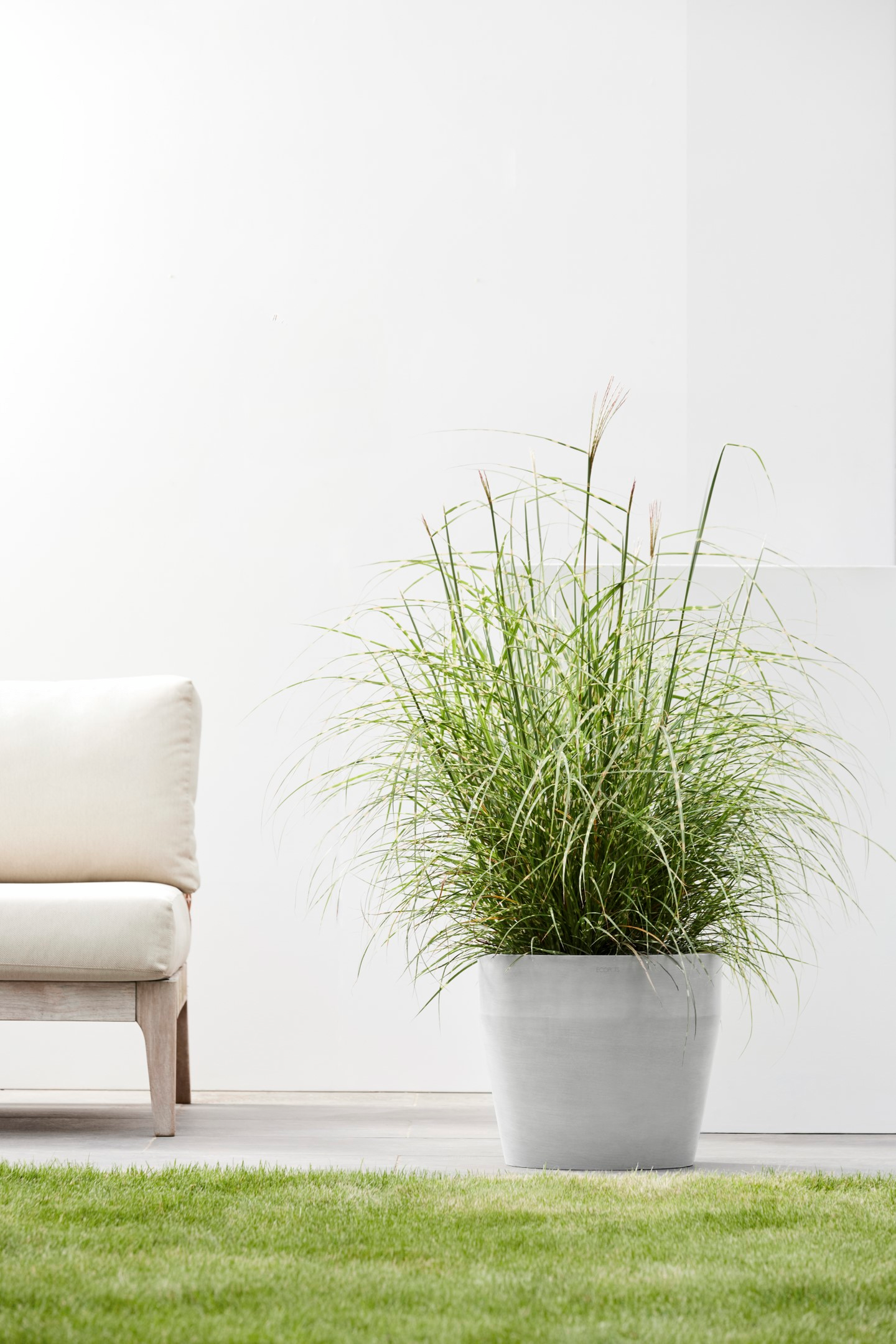 Ruukku Ecopots Sankara 40cm valkoharmaa