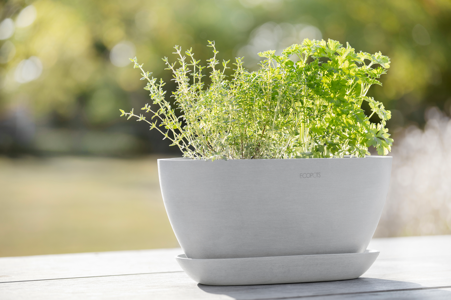 Ruukku Ecopots Sofia 30cm valkoharmaa