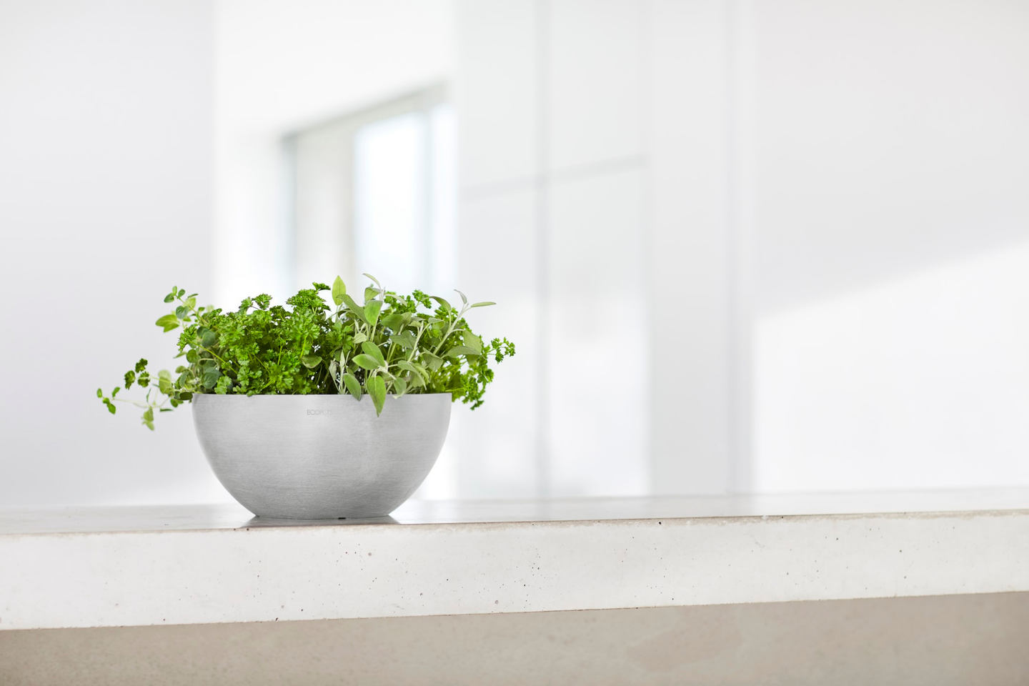 Ruukku Ecopots Brysseli 25cm valkoharmaa