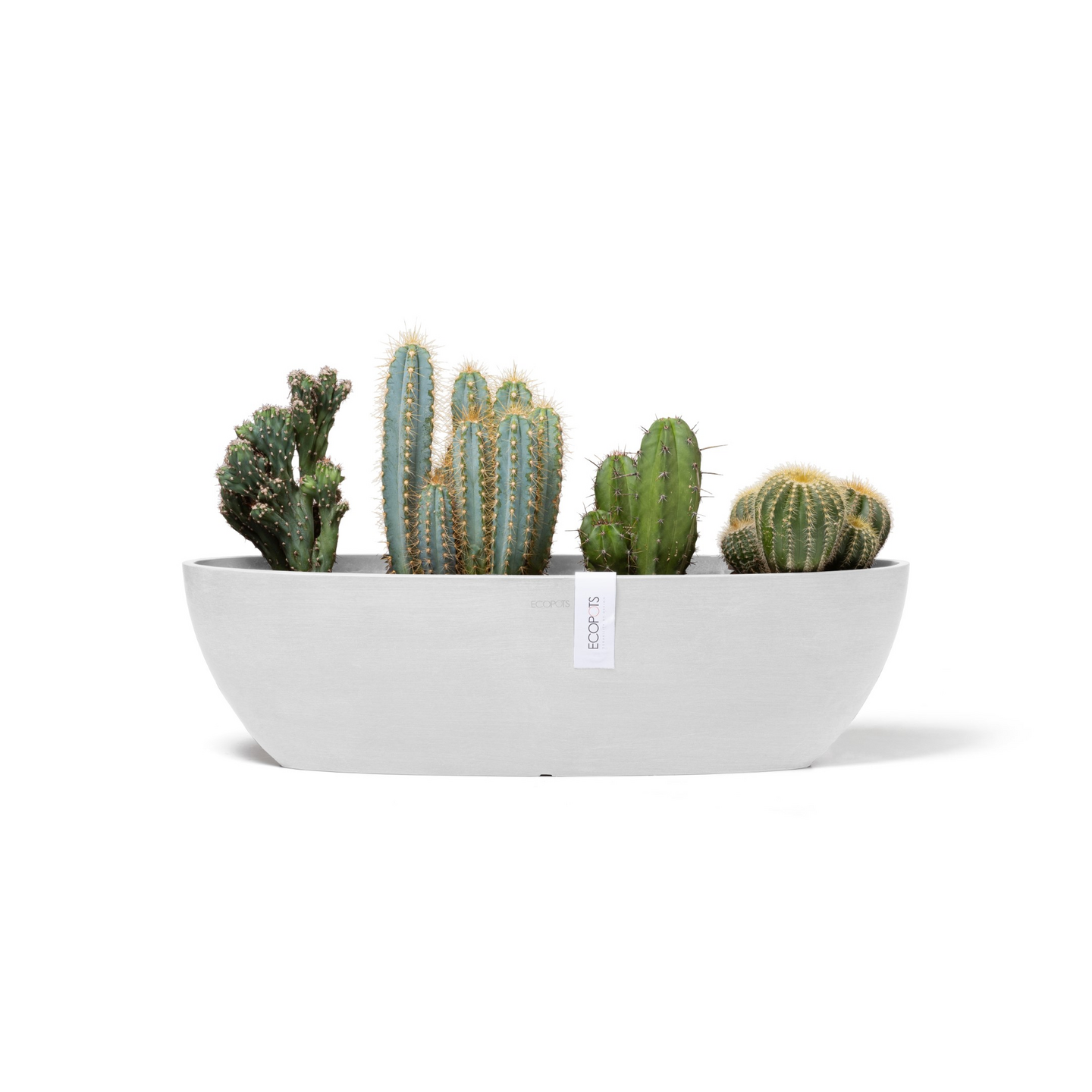 Ruukku Ecopots Sofia pitkä 56cm valkoinen