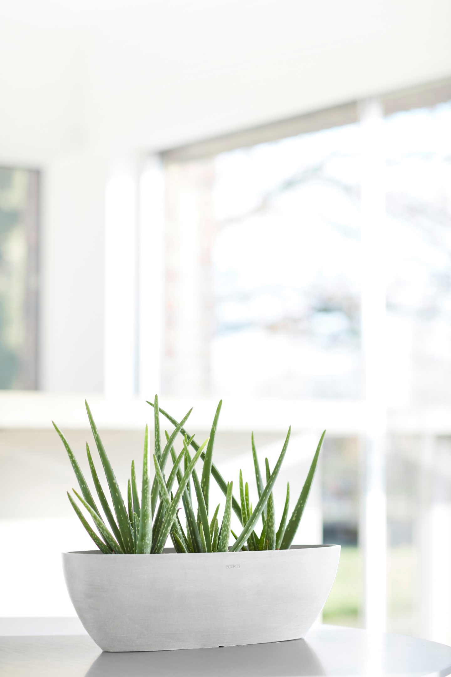 Ruukku Ecopots Sofia pitkä 56cm valkoinen