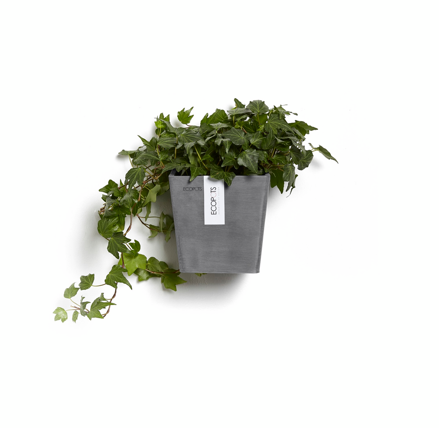 Seinäruukku Ecopots Manhattan 15cm harmaa