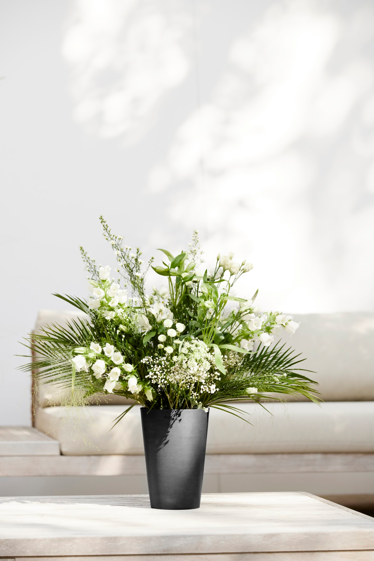 Ruukku Ecopots Pisa 17,5cm tummanharmaa