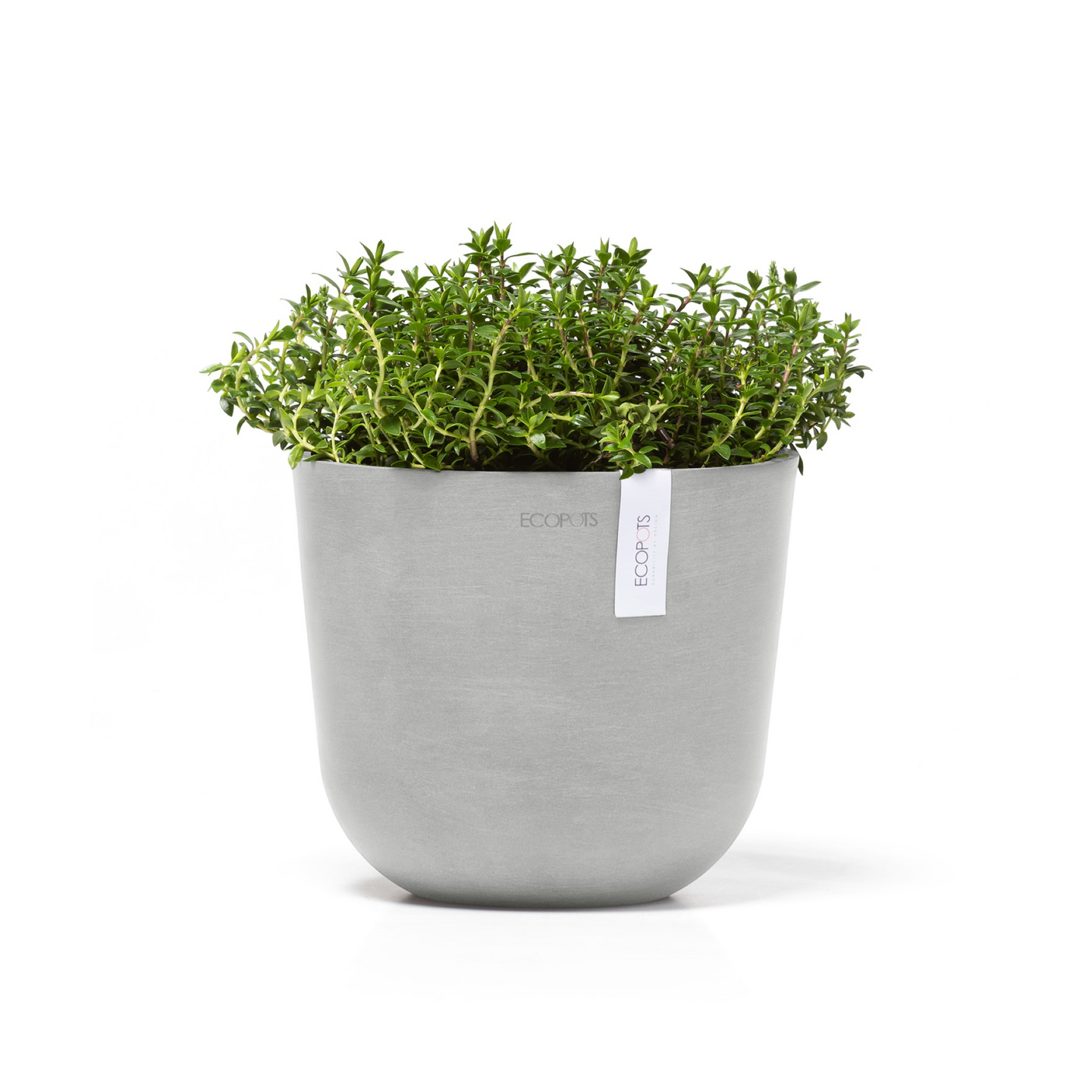 Ruukku Ecopots Oslo mini 19cm valkoharmaa