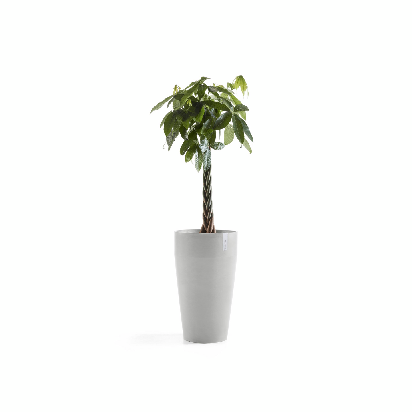 Ruukku Ecopots Sankara korkea 75cm valkoharmaa