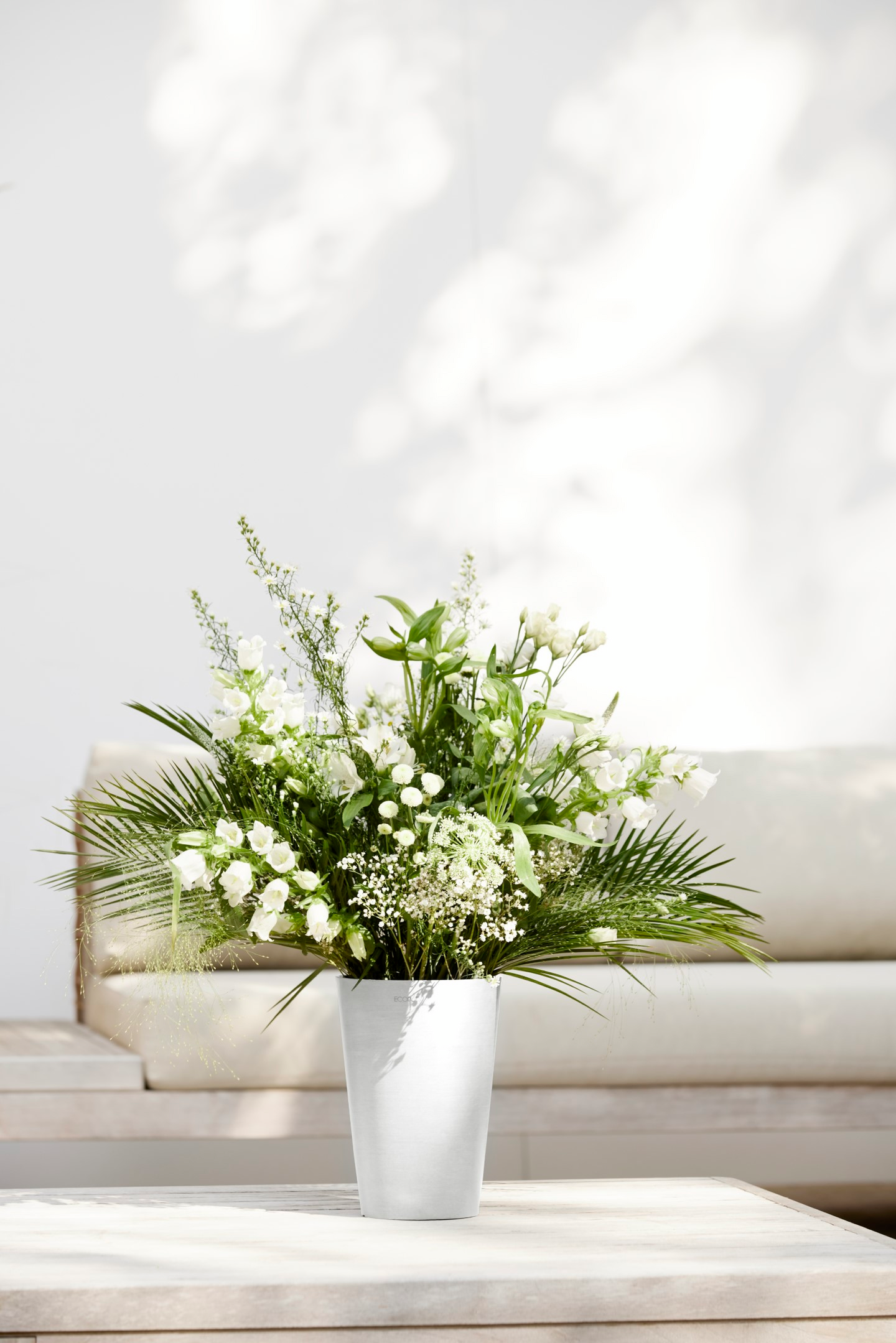 Ruukku Ecopots Pisa 17,5cm valkoinen