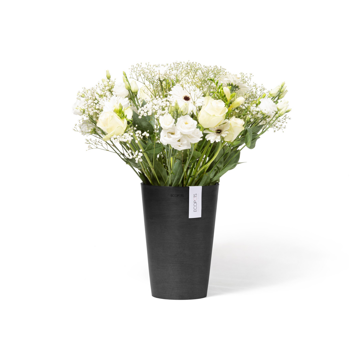 Ruukku Ecopots Pisa 17,5cm tummanharmaa