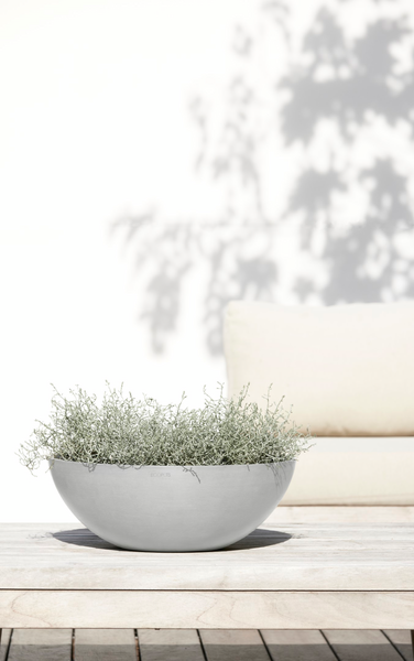 Ruukku Ecopots Vienna 50cm valkoharmaa