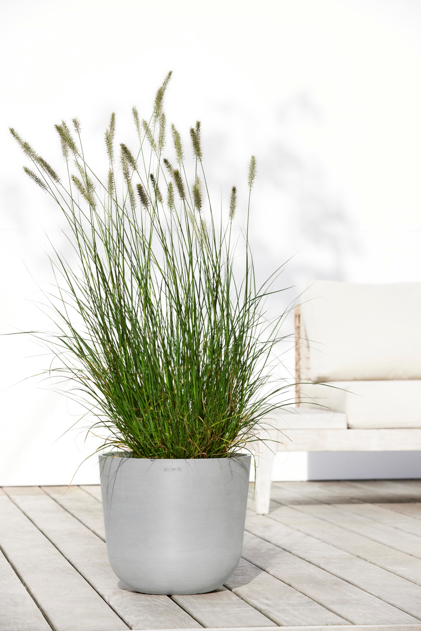 Ruukku Ecopots Oslo 35cm valkoharmaa