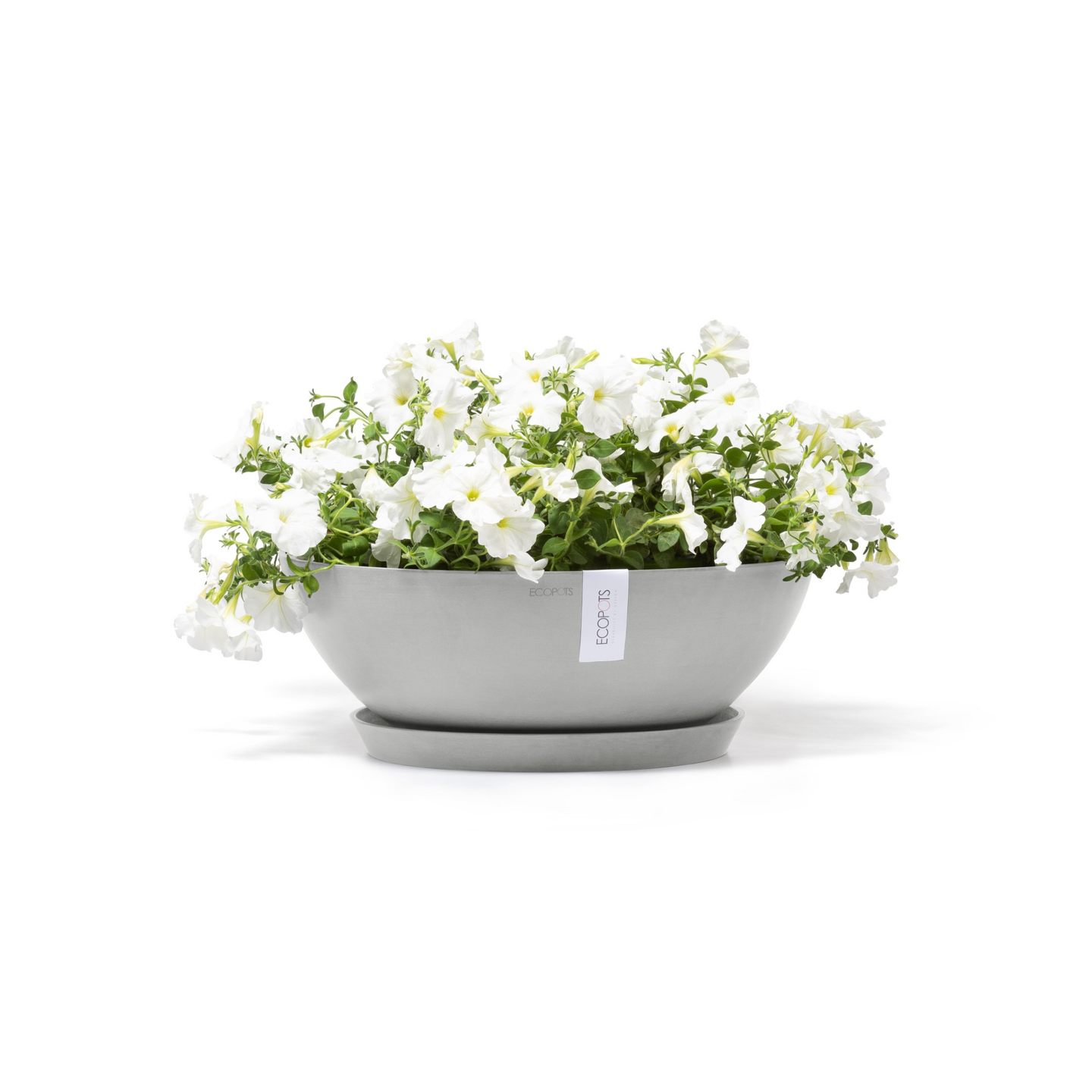 Ruukku Ecopots Vienna 50cm valkoharmaa