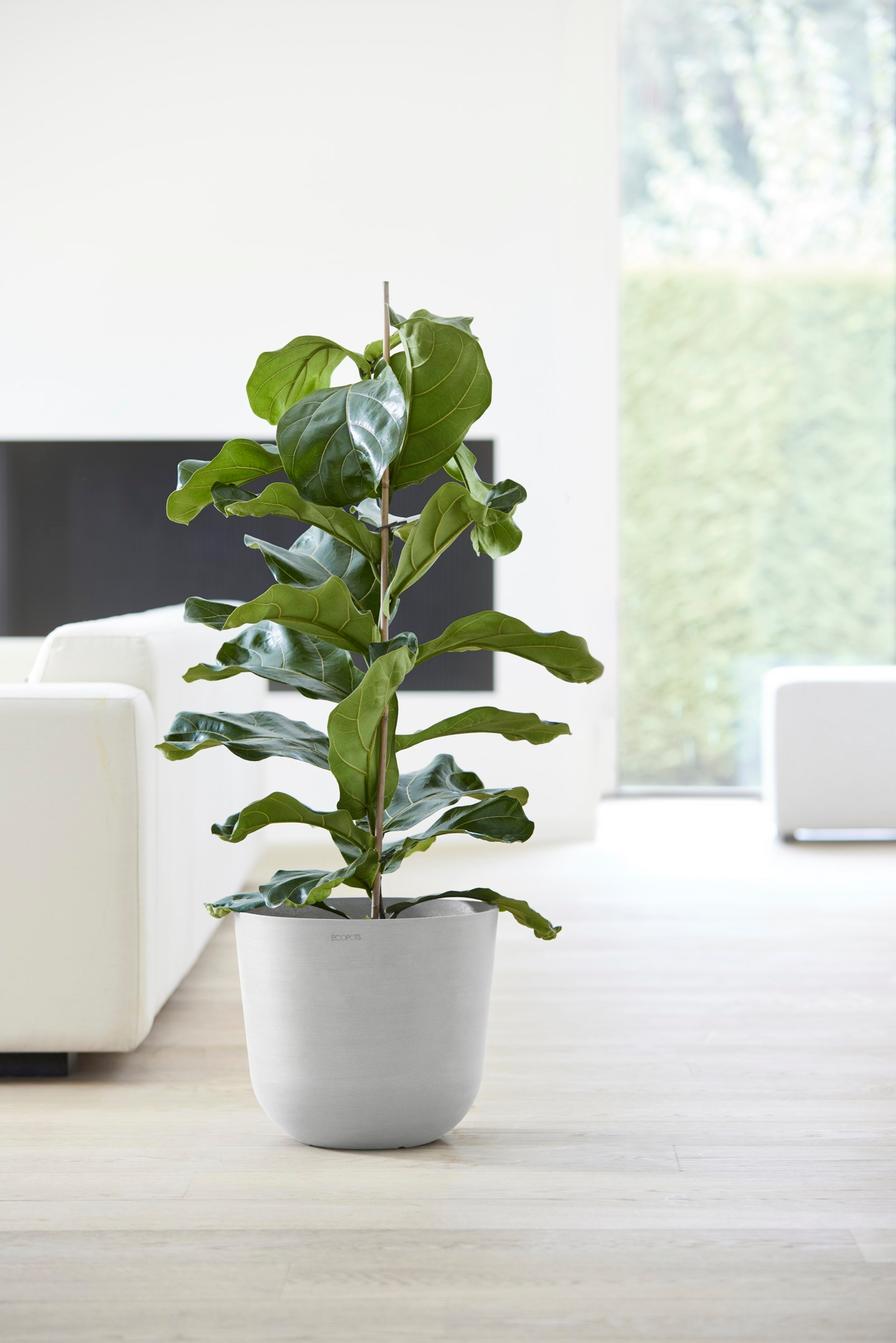 Ruukku Ecopots Oslo 35cm valkoharmaa