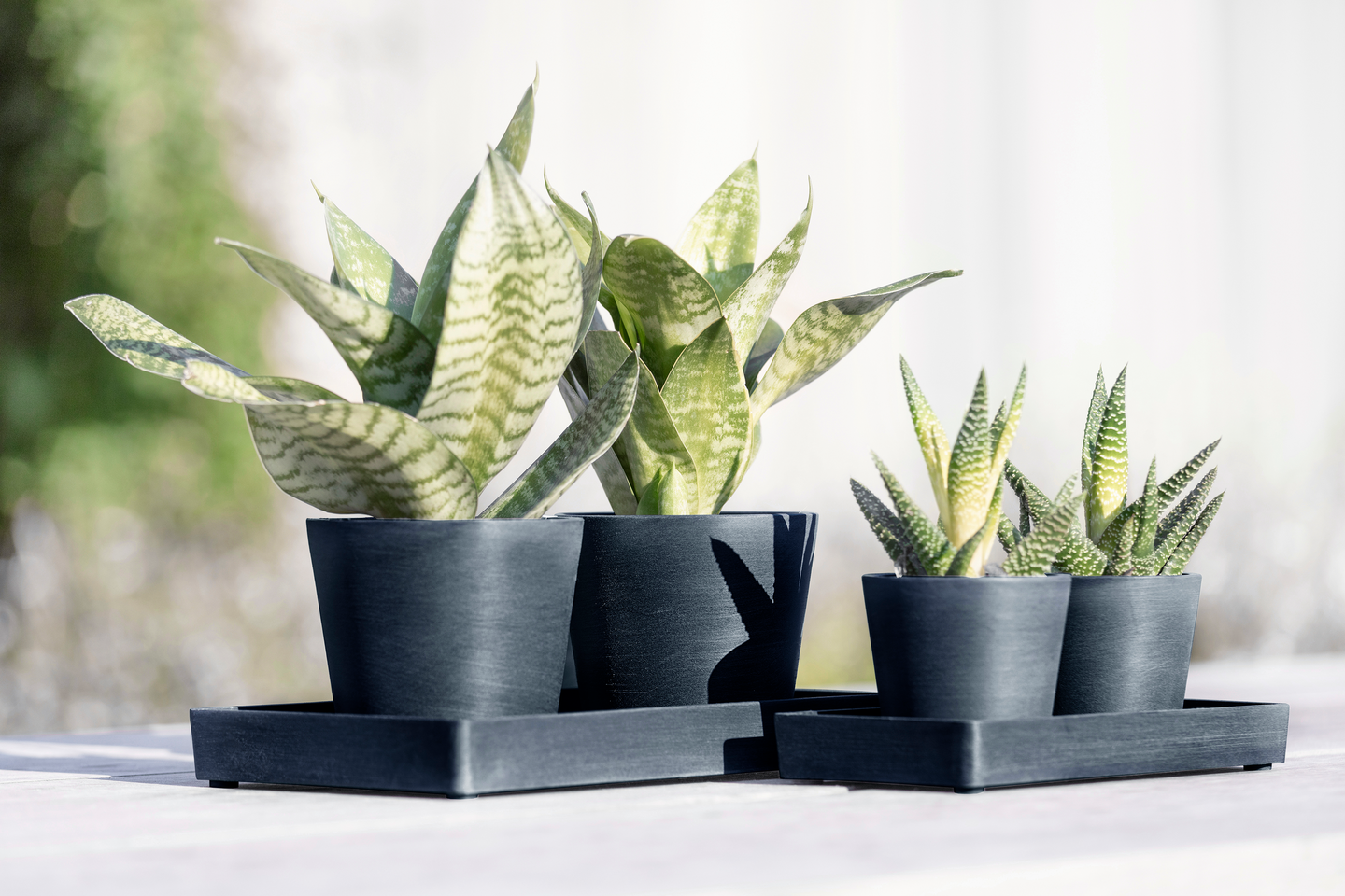 Esillepanotarjotin Ecopots 25cm tummansininen