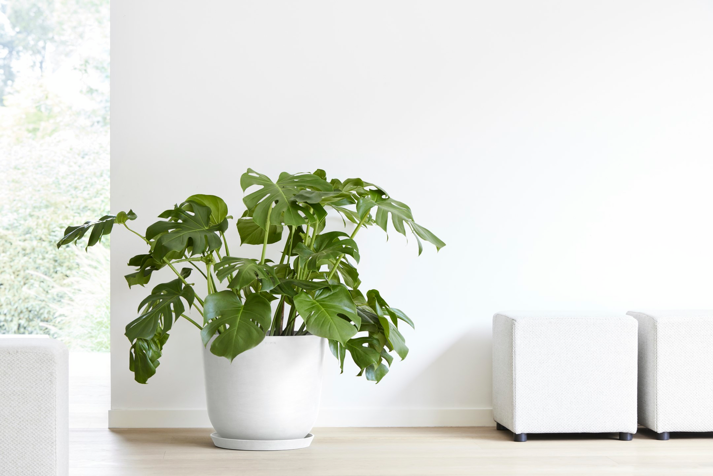 Ruukku Ecopots Oslo 45cm valkoinen