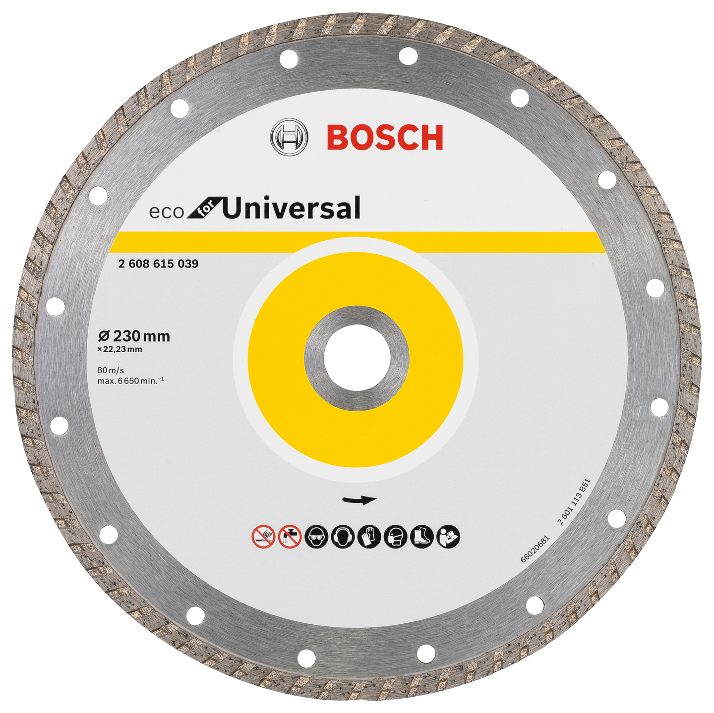 Timanttikatkaisulaikka Bosch 230x22,25mm Eco for Universal Turbo