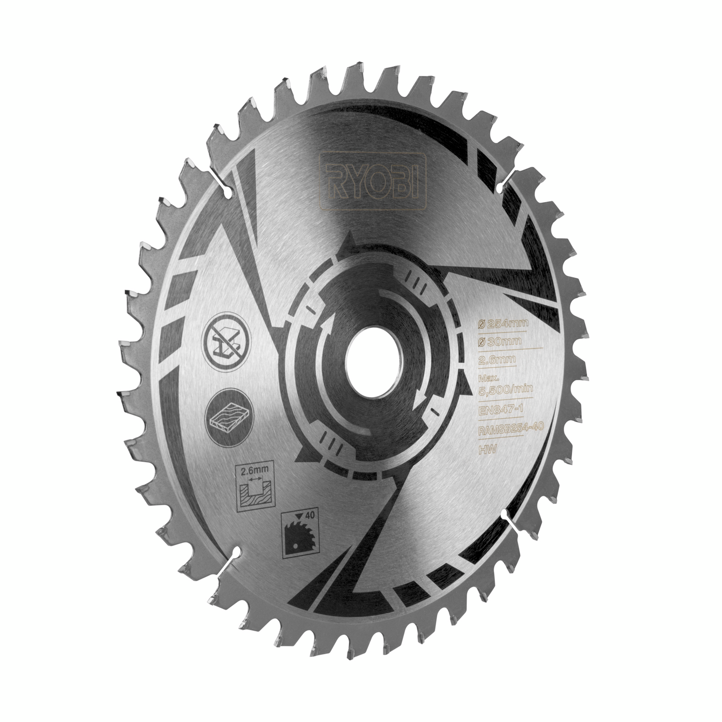 Sahanterä Ryobi RAMSB254-40 254mm 40T