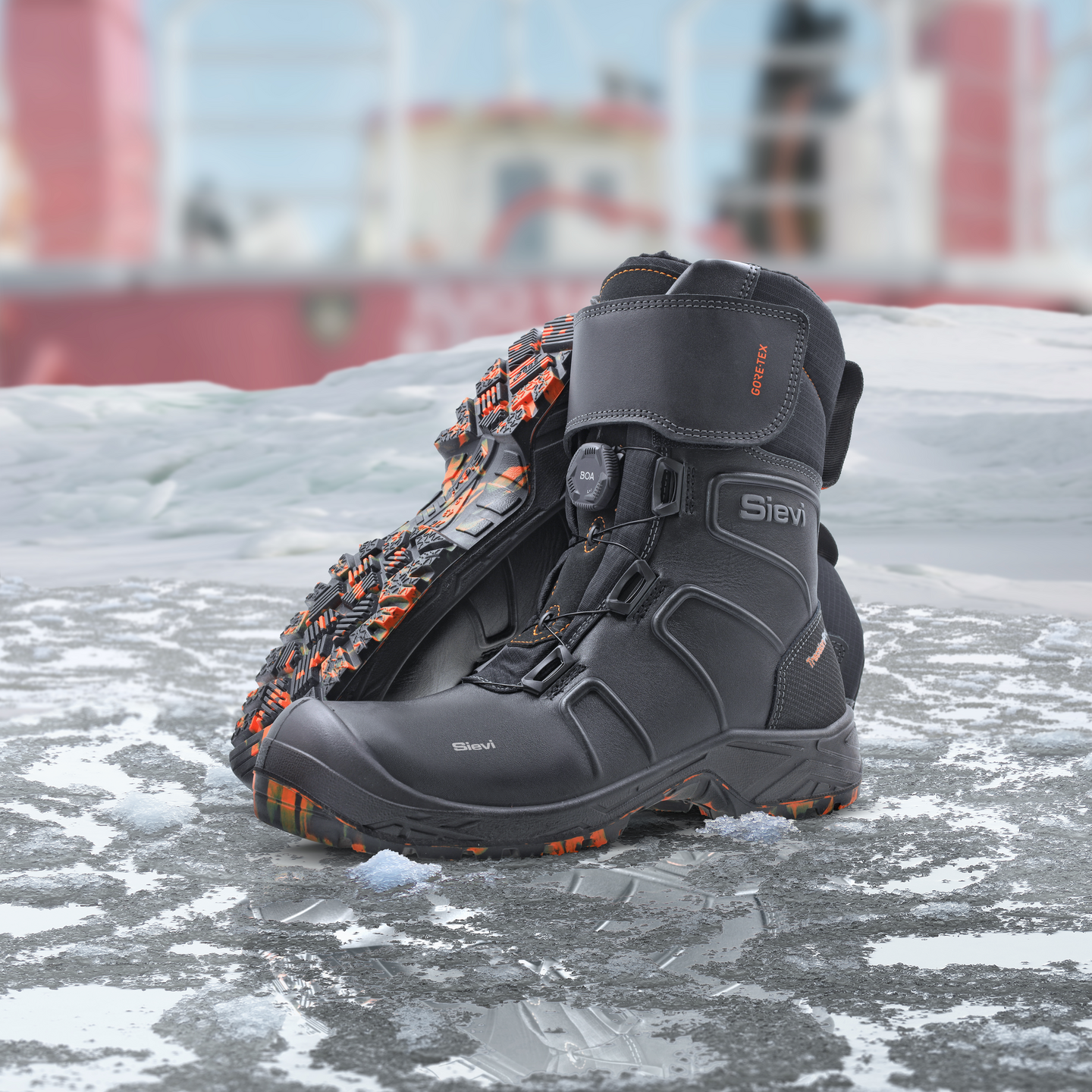 Vedenpitävä turvamaihari Alaska GT Roller+ S7