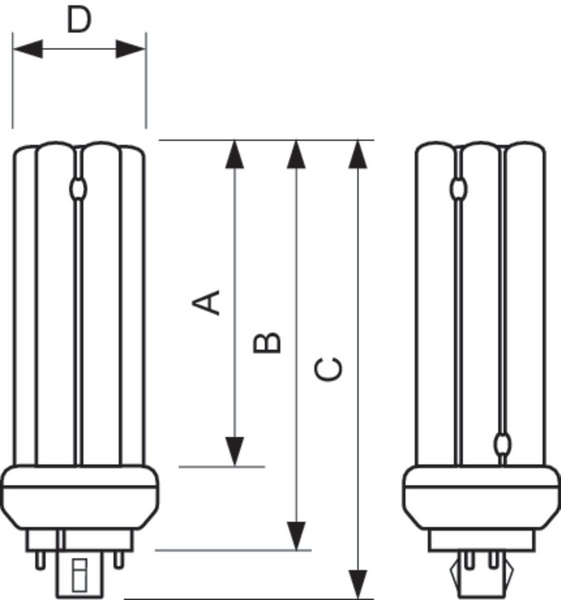 Energiansäästölamppu Philips Master 18W/830 GX2 4-pin