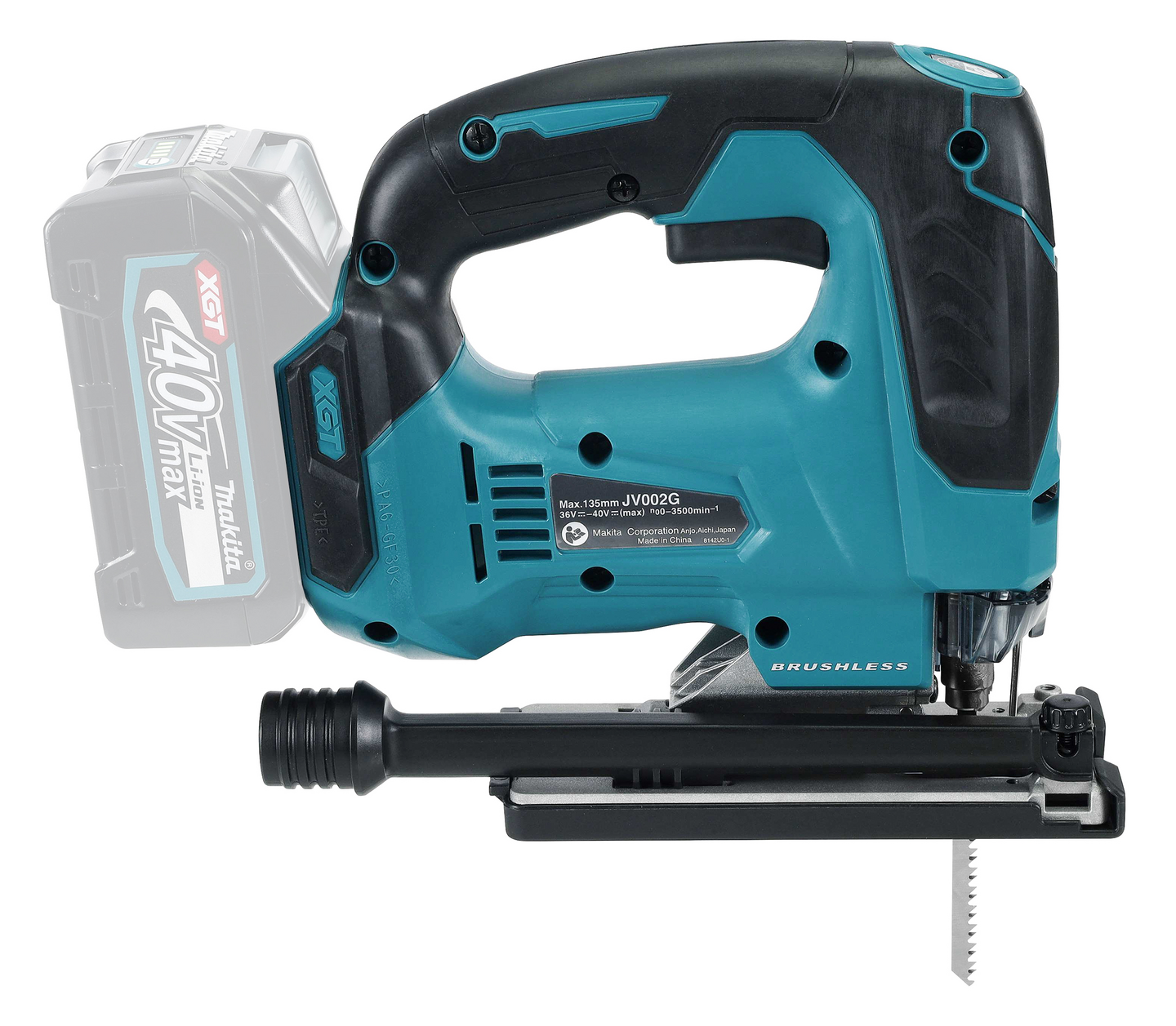 Akkupistosaha Makita JV002GZ XGT 40V runko
