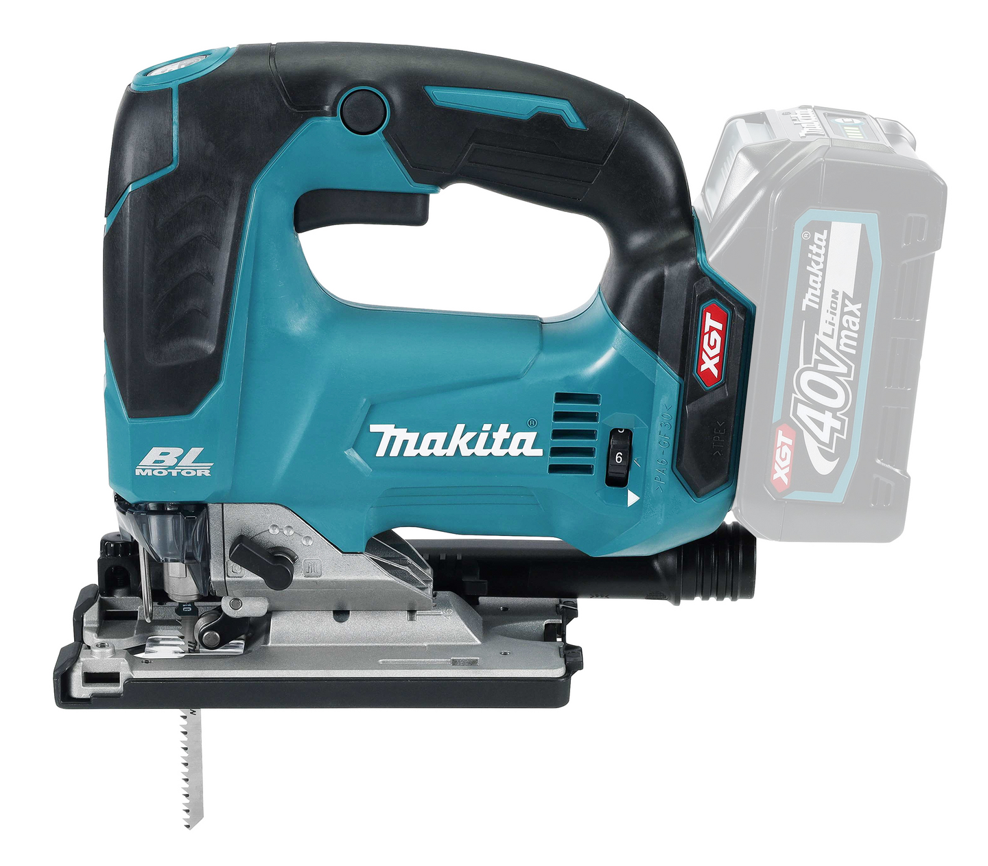 Akkupistosaha Makita JV002GZ XGT 40V runko