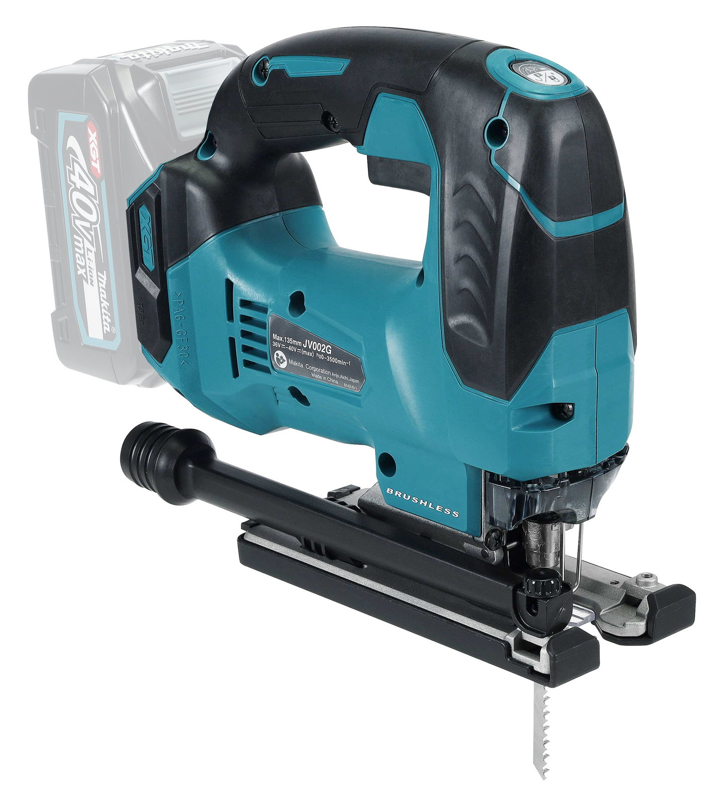 Akkupistosaha Makita JV002GZ XGT 40V runko