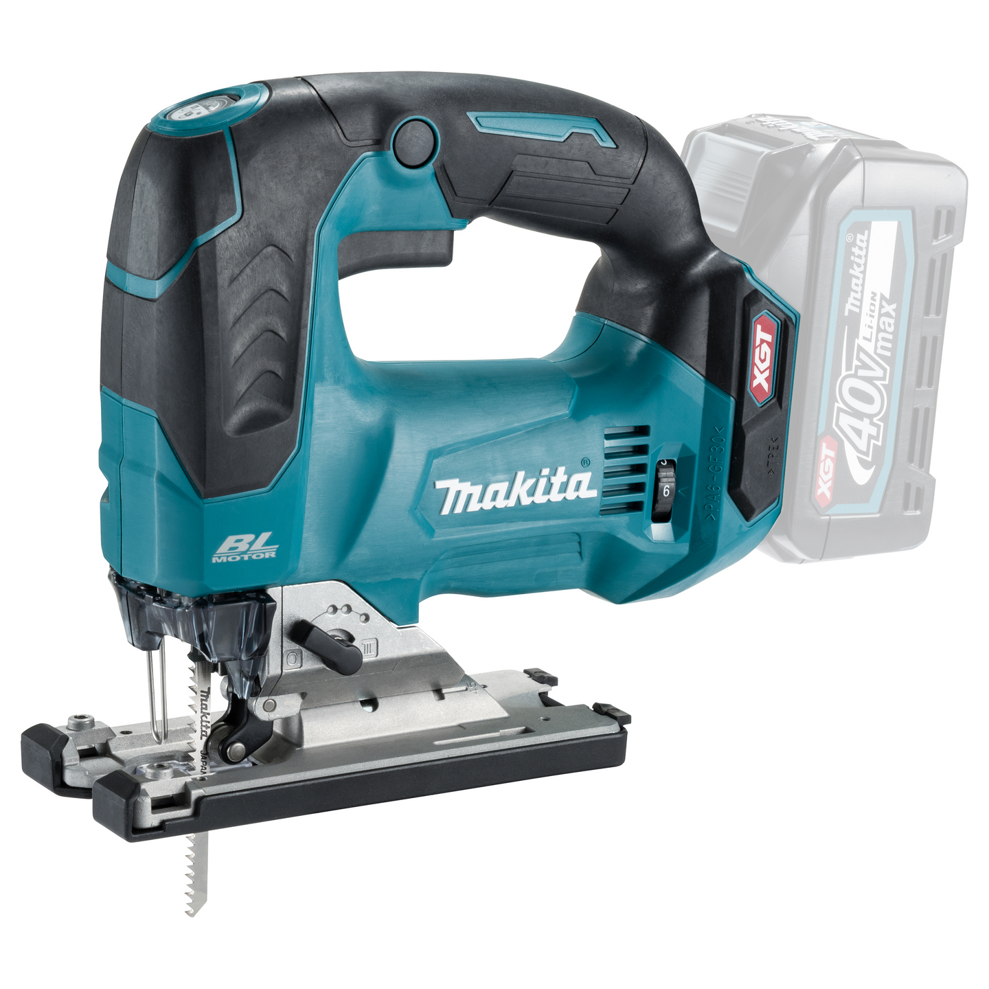 Akkupistosaha Makita JV002GZ XGT 40V runko