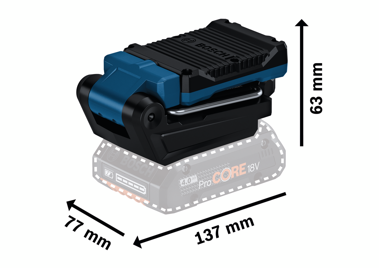Akkuvalaisin Bosch GLI 18V-800 Solo